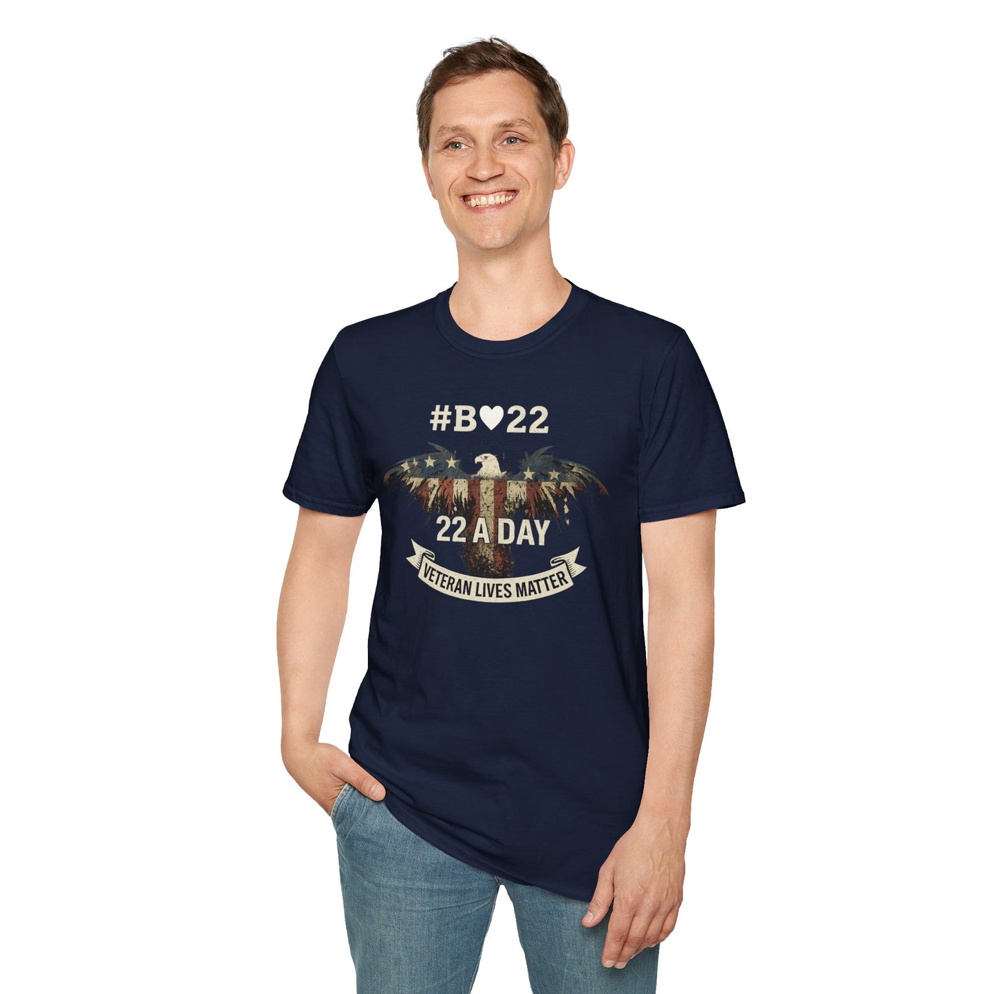 #B🤍22 Veteran Lives Matter T-Shirt