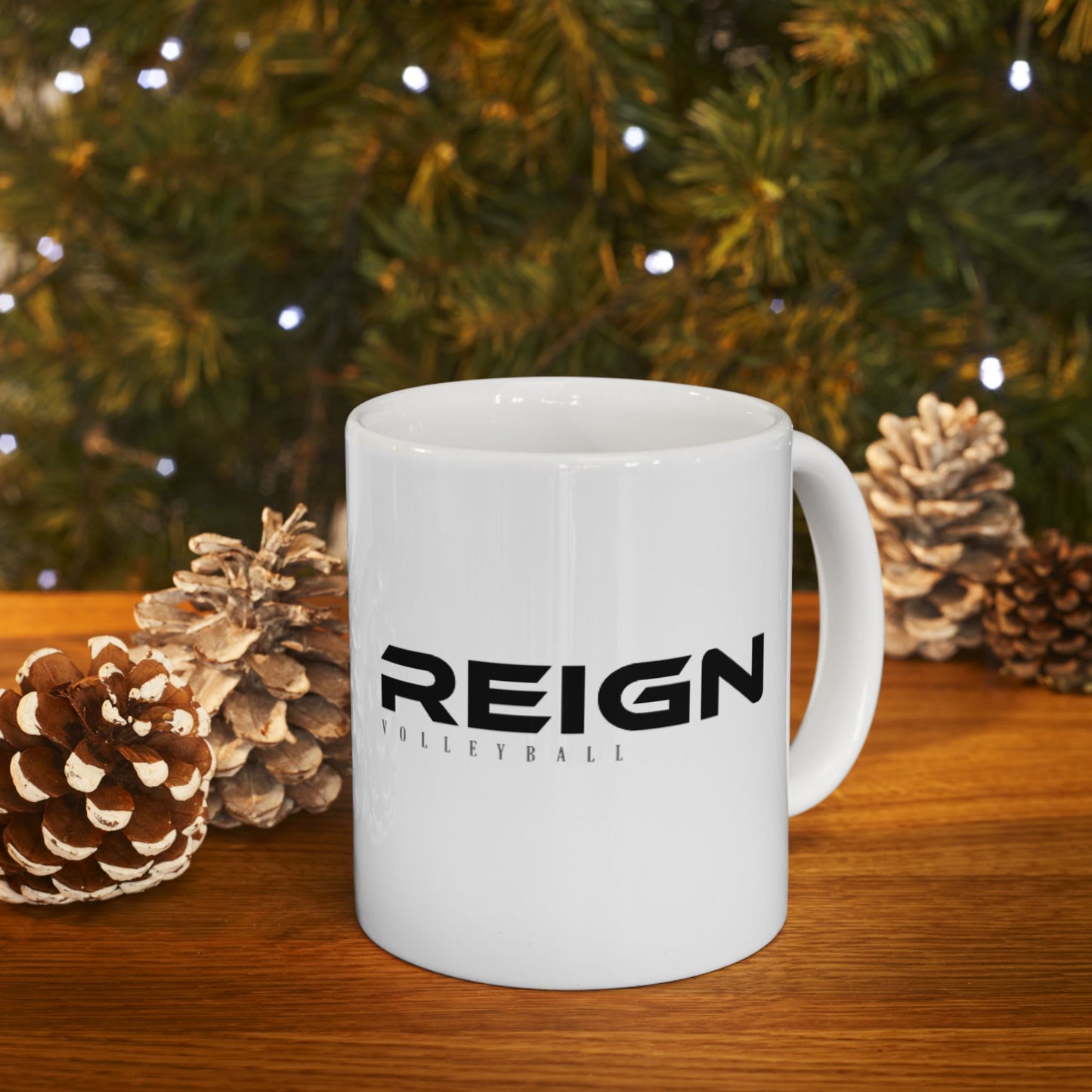Reign Volleyball Ceramic Mug, Volleyball Gift, Sports Mug, Team Gift, Volleyball Fan Mug, Coach Gift, Volleyball Mom Mug
