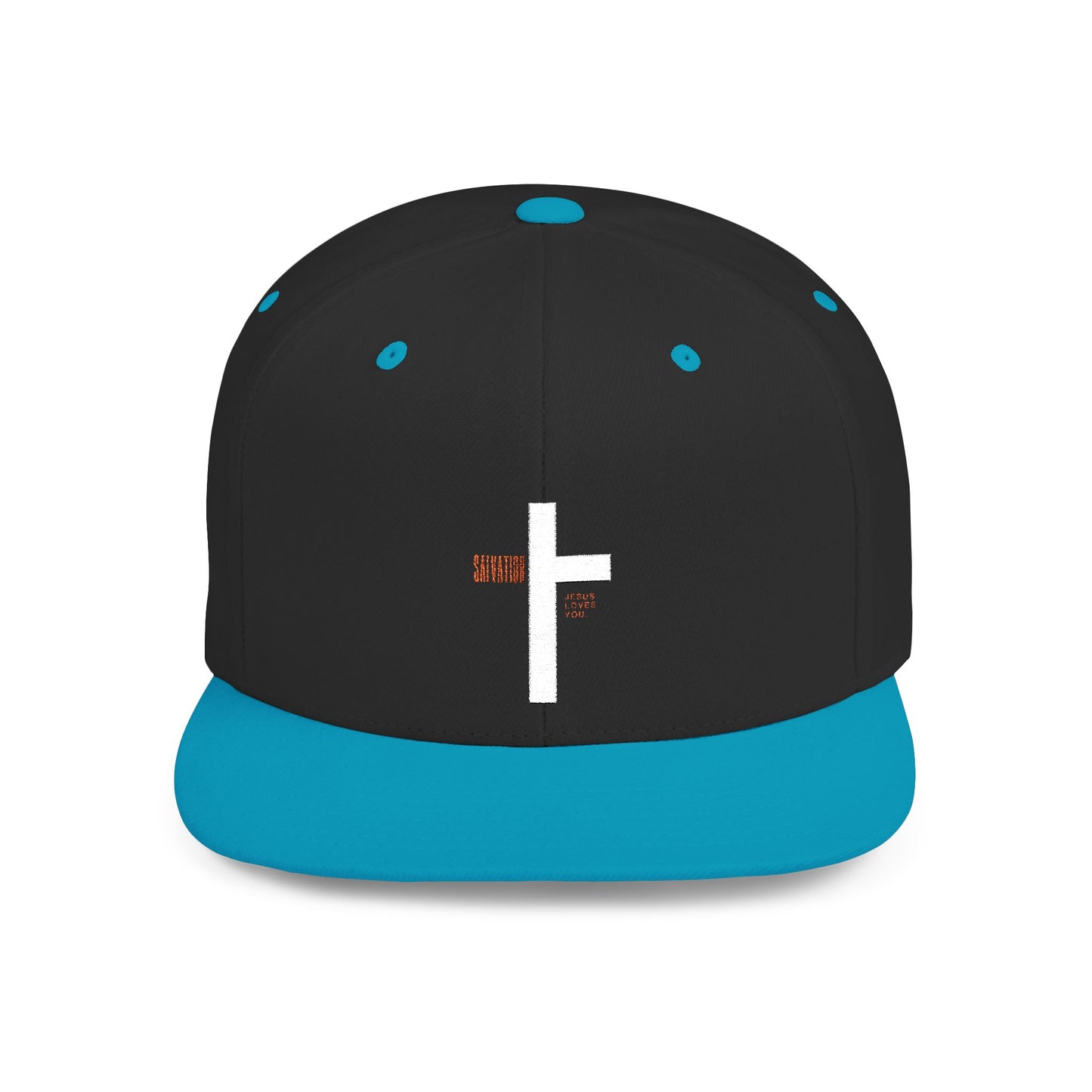 Snapback Hat with salvation cross