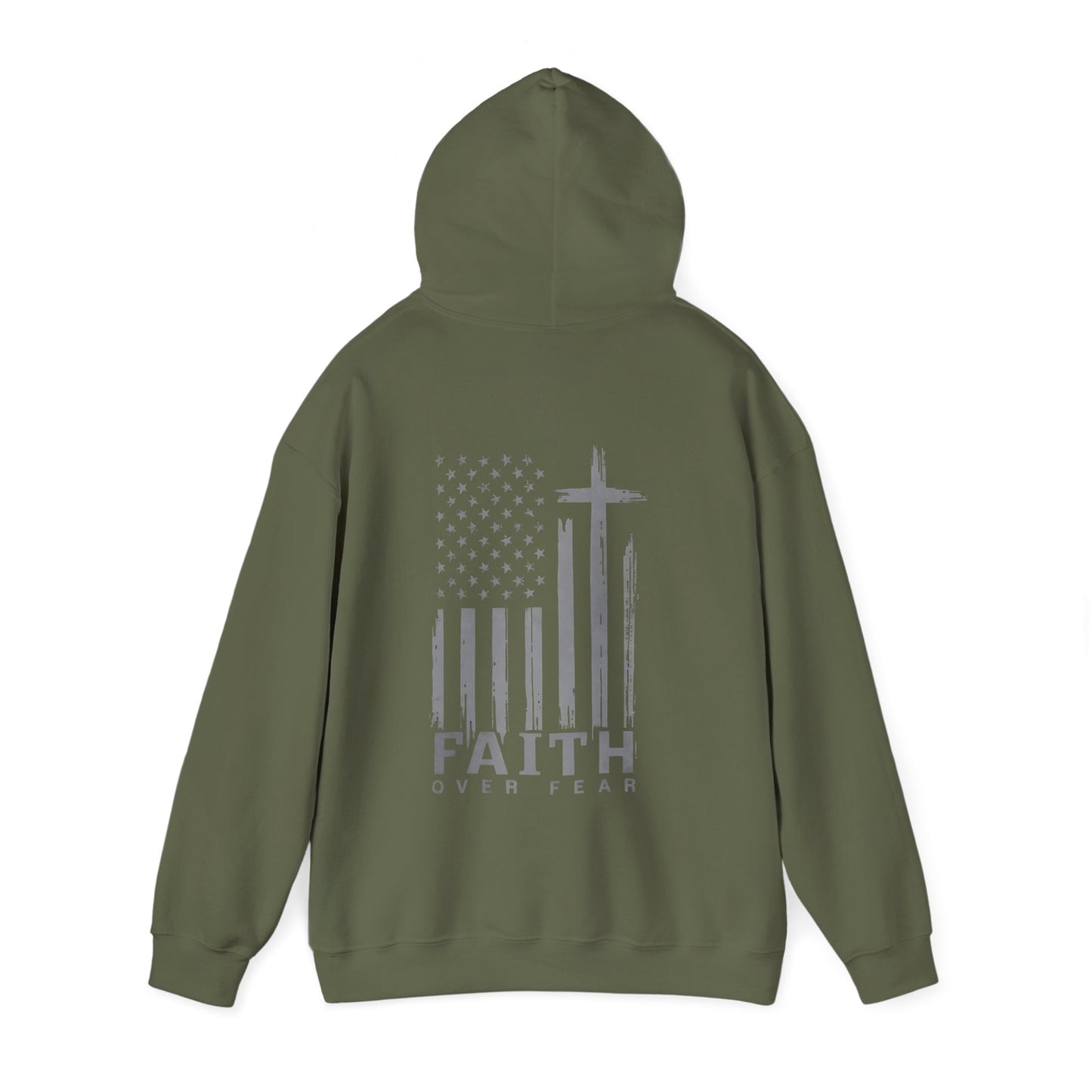 Faith Inspired Faith Over Fear Unisex Hoodie