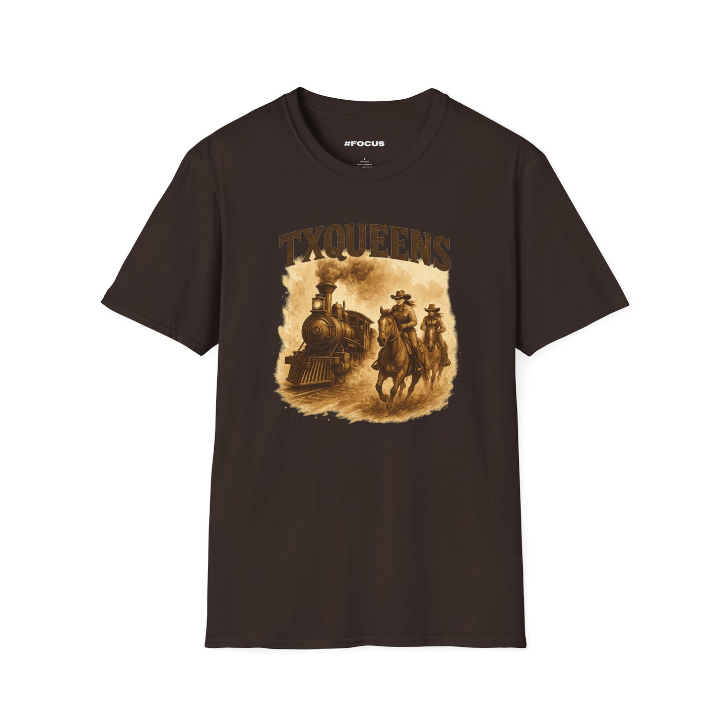 TXQUEENS Vintage Western Graphic Tee - Unisex T-Shirt