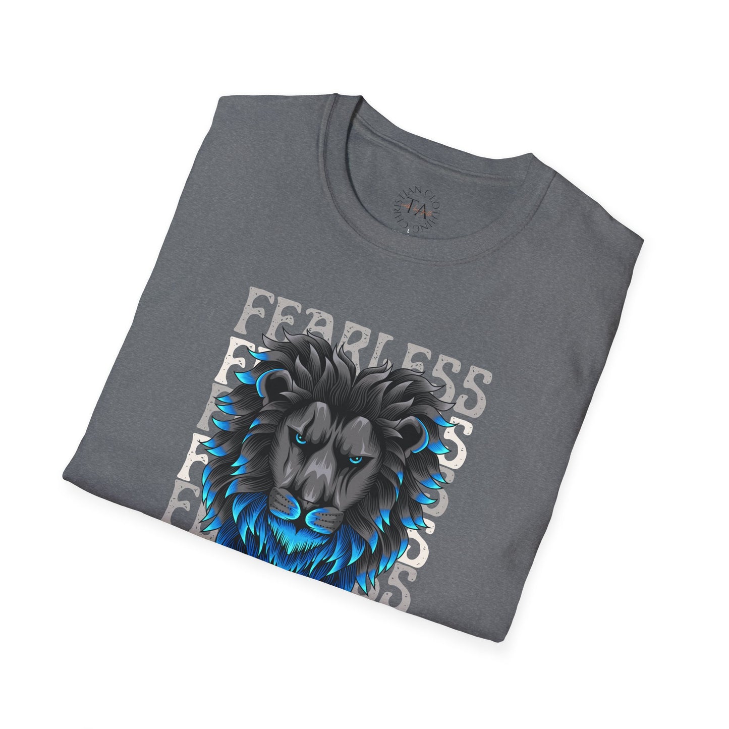 Fearless Lion Volleyball T-Shirt | Unisex Softstyle Tee