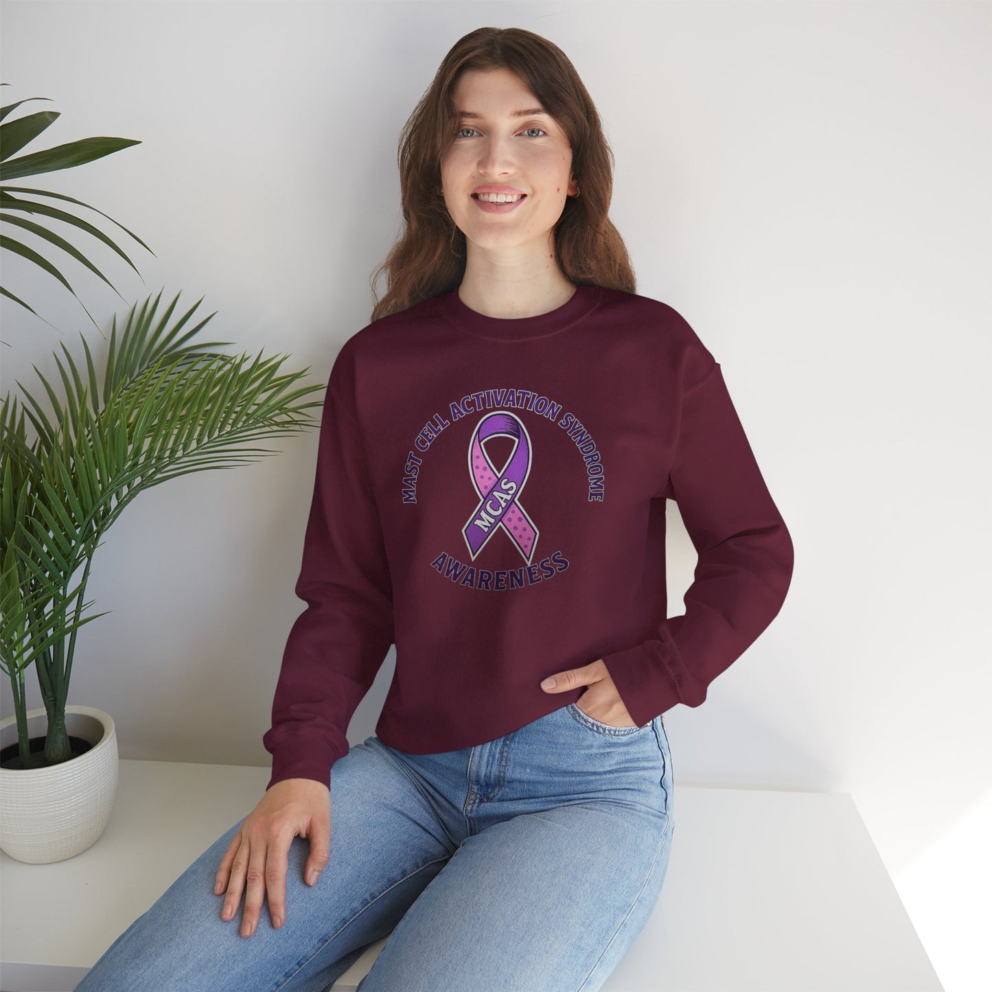 Mast Cell Activation Syndrome Awareness Crewneck Sweatshirt