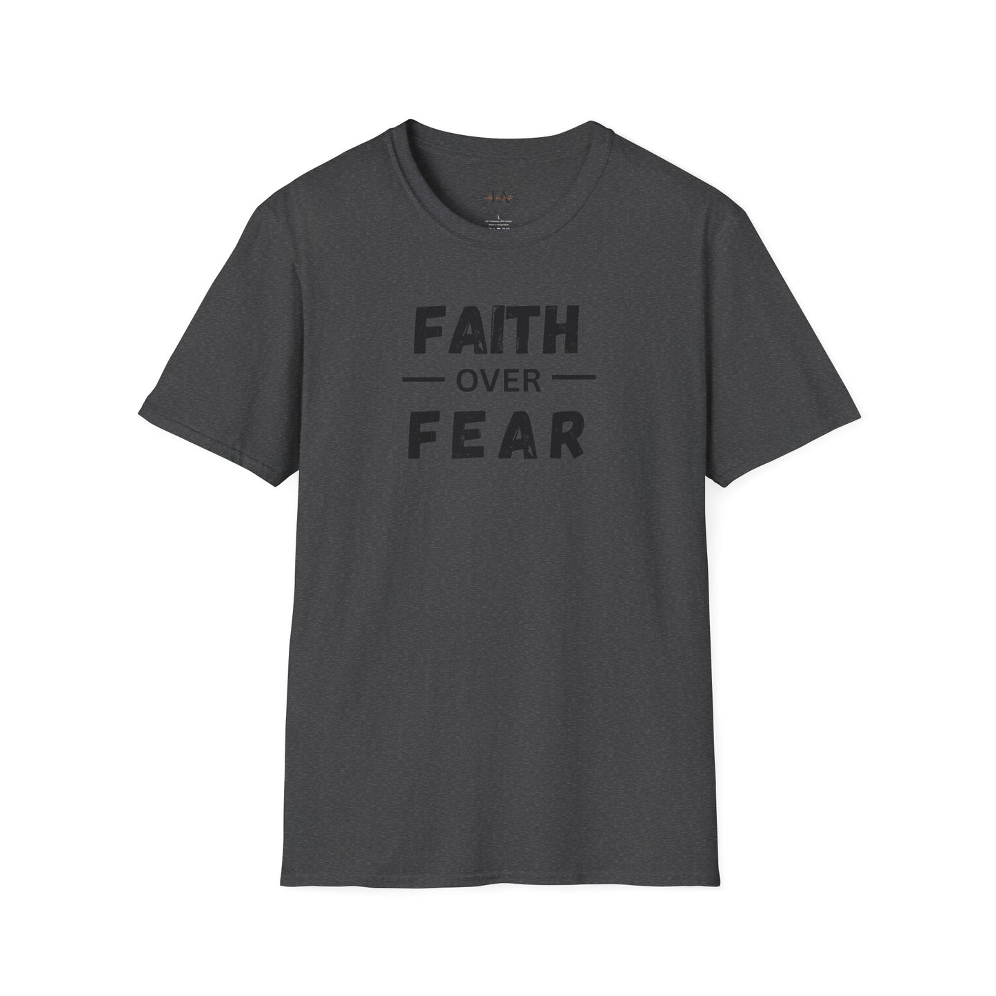 Faith Inspired Unisex T-Shirt - Faith Over Fear Design