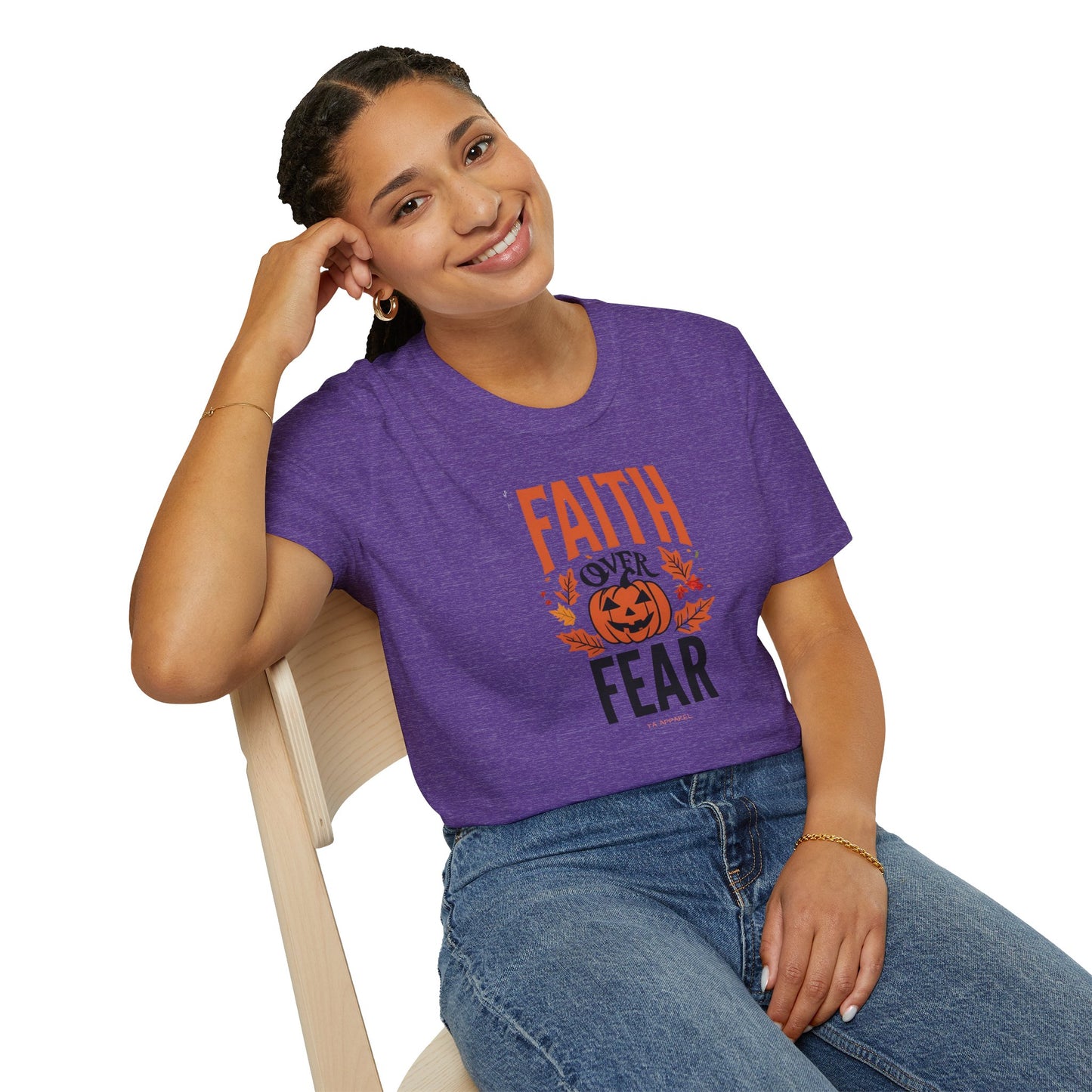 Faith Inspired Halloween T-Shirt "Faith Over Fear"
