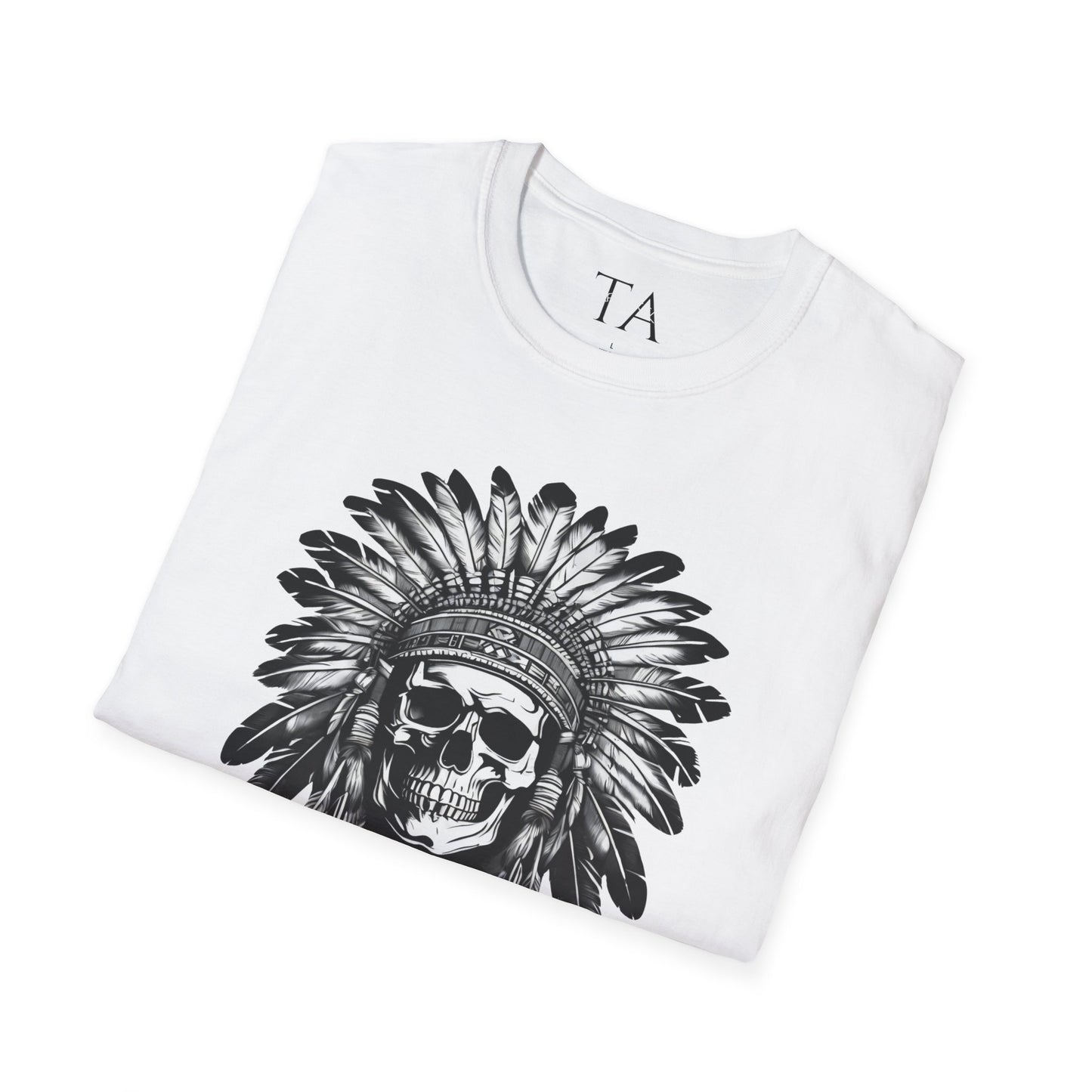 Native American Skull Graphic Unisex T-Shirt