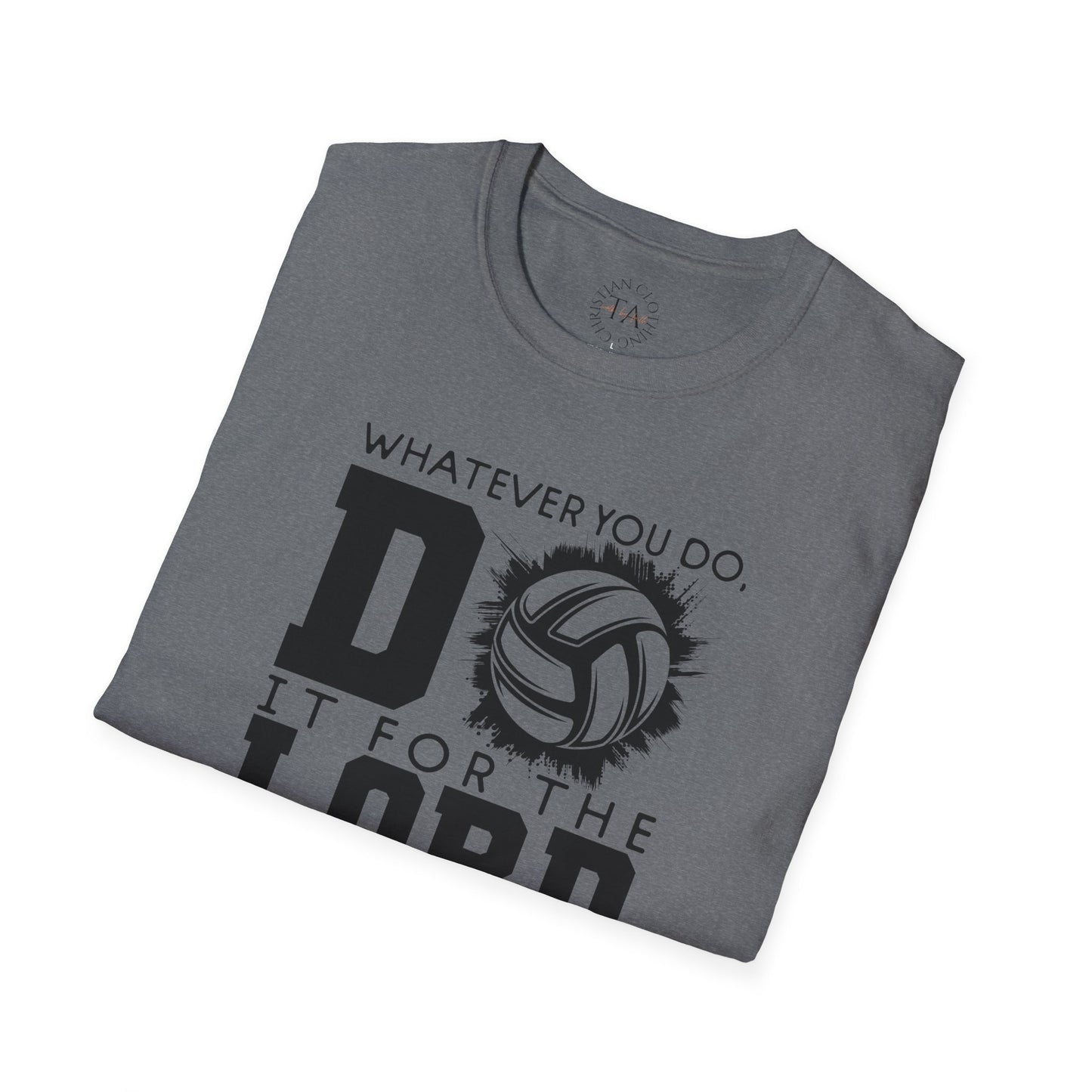 Volleyball Christian Unisex T-Shirt - Do it for the Lord