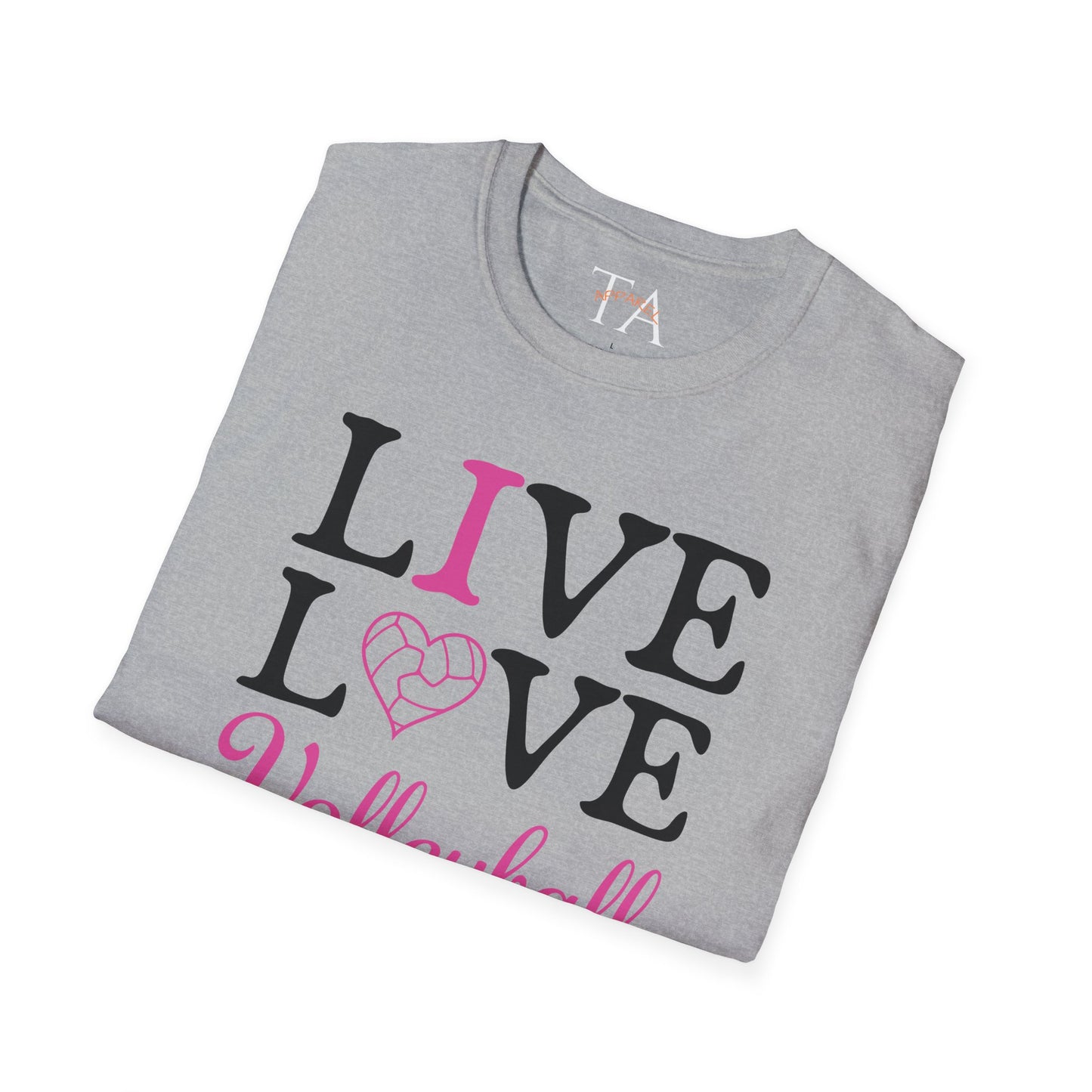 Volleyball T-Shirt - I love Volleyball design