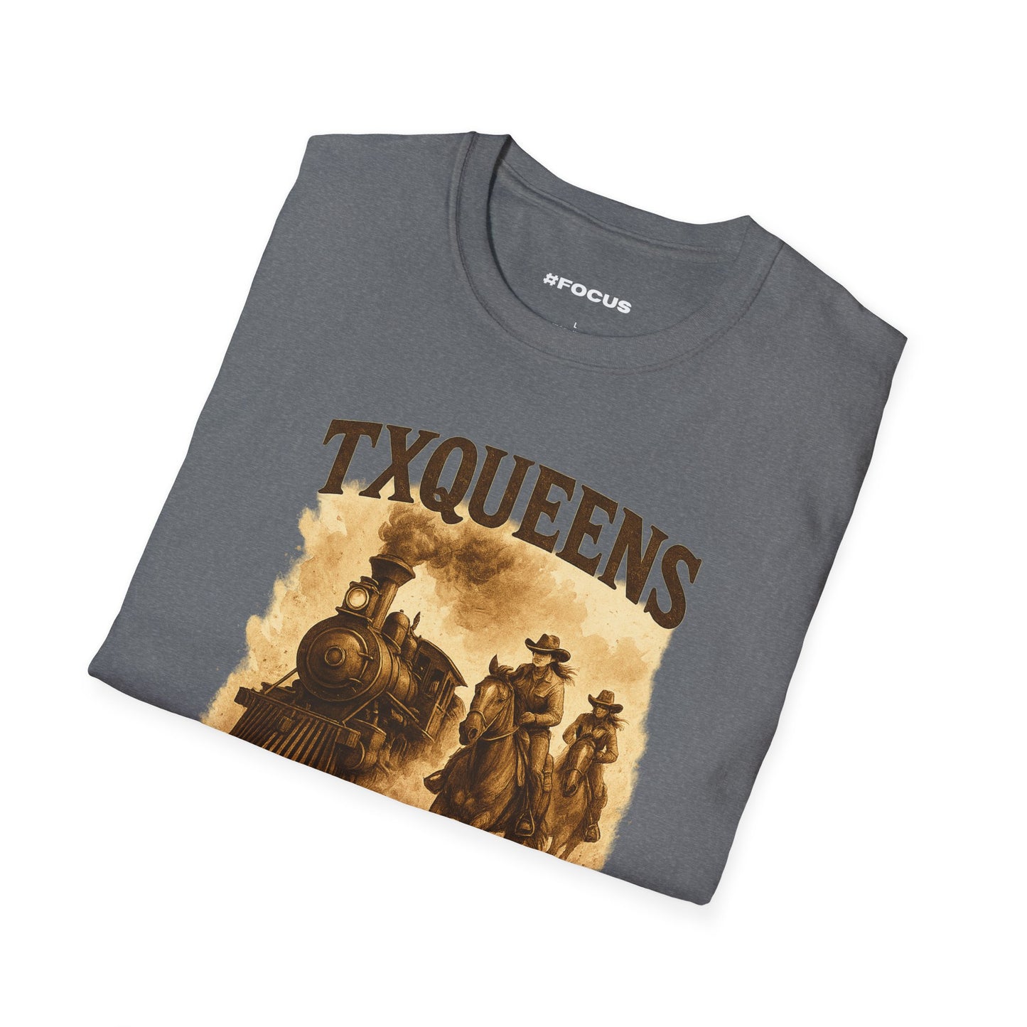 TXQUEENS Vintage Western Graphic Tee - Unisex T-Shirt