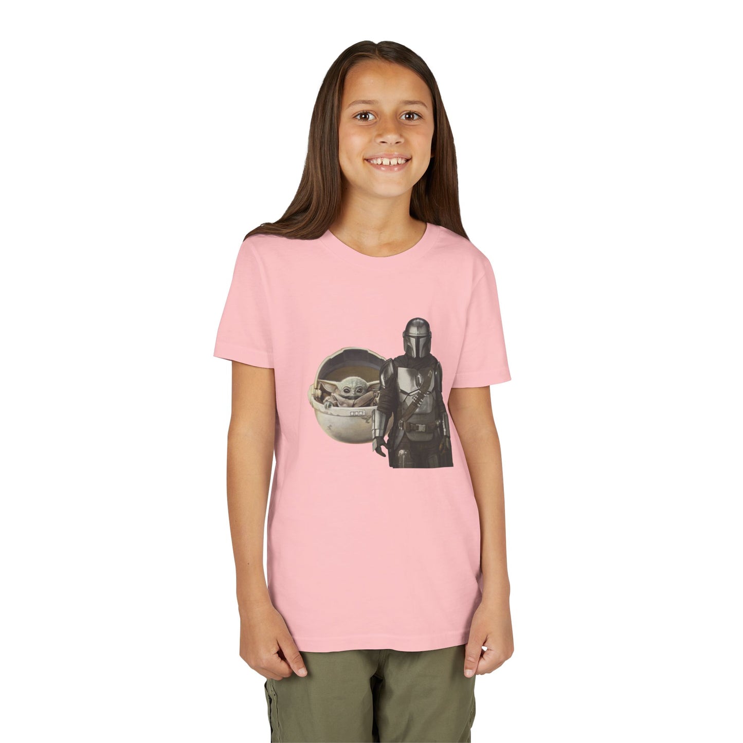 Kids Star Wars Inspired Youth Tee, Mandalorian T-Shirt, Grogu Shirt, Galaxy Adventure, Kids Summer Outfit, Birthday Gift