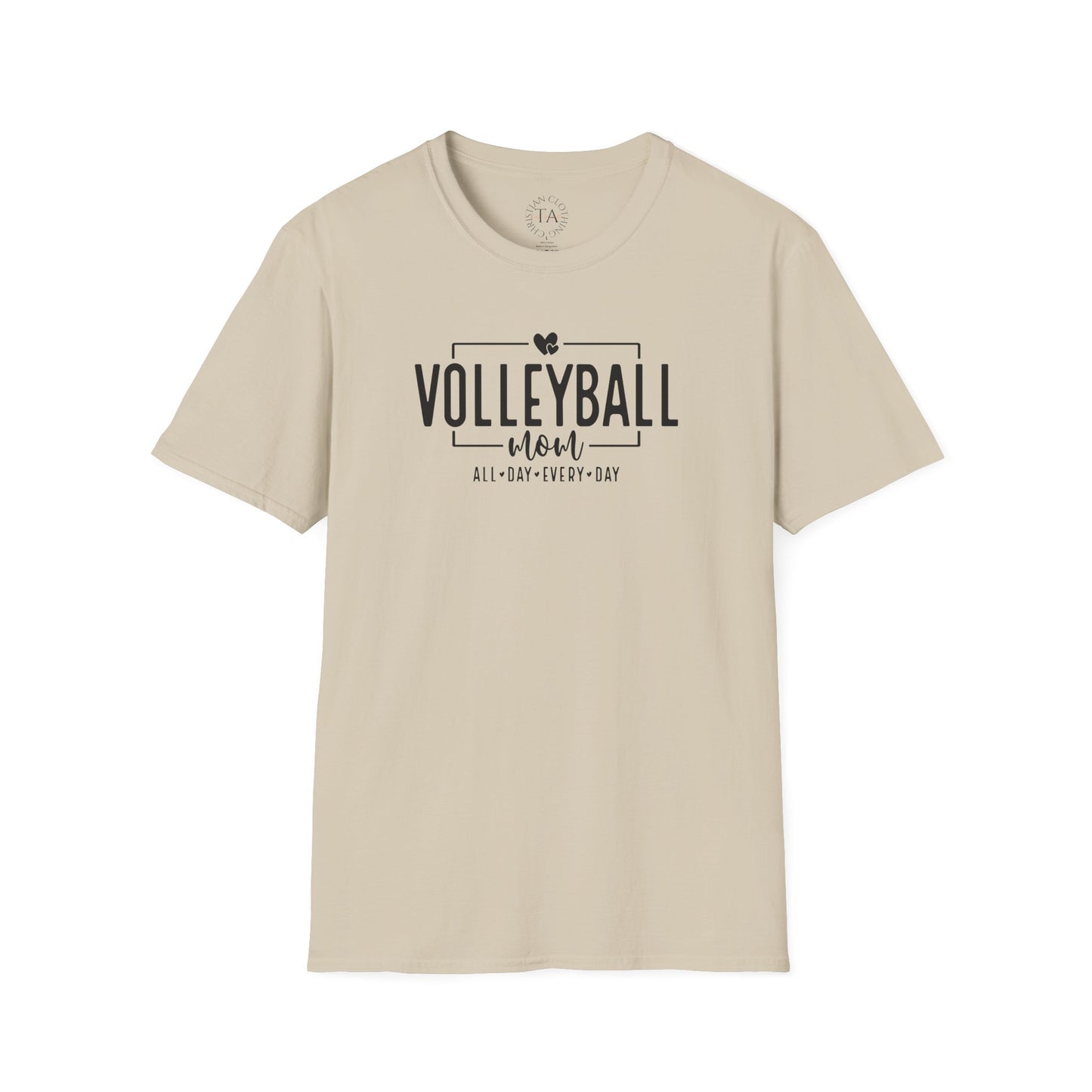 Volleyball Tee - All Day Every Day, Sports Shirt, Casual Wear, Gift for Athletes, Summer Outfit