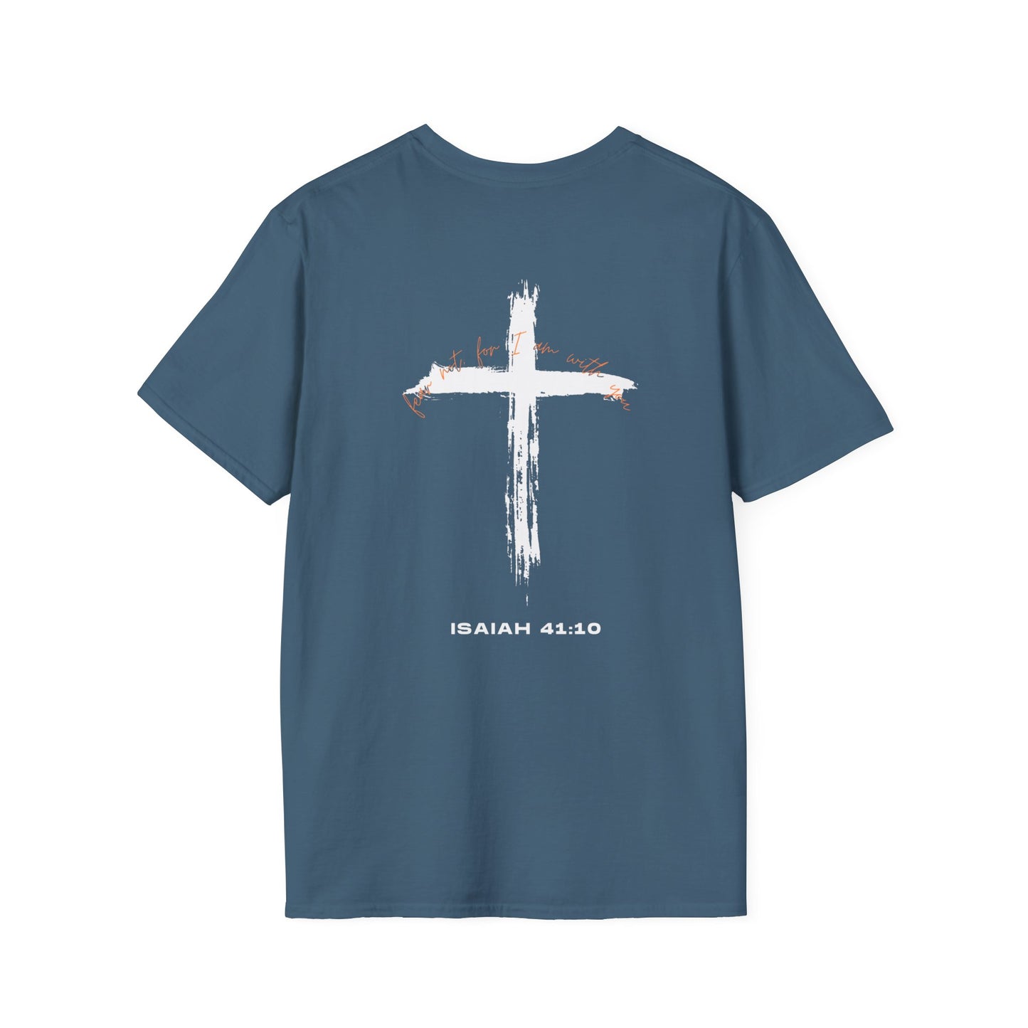 Faith-Inspired T-Shirt with Isaiah 41:10 Design - Customizable