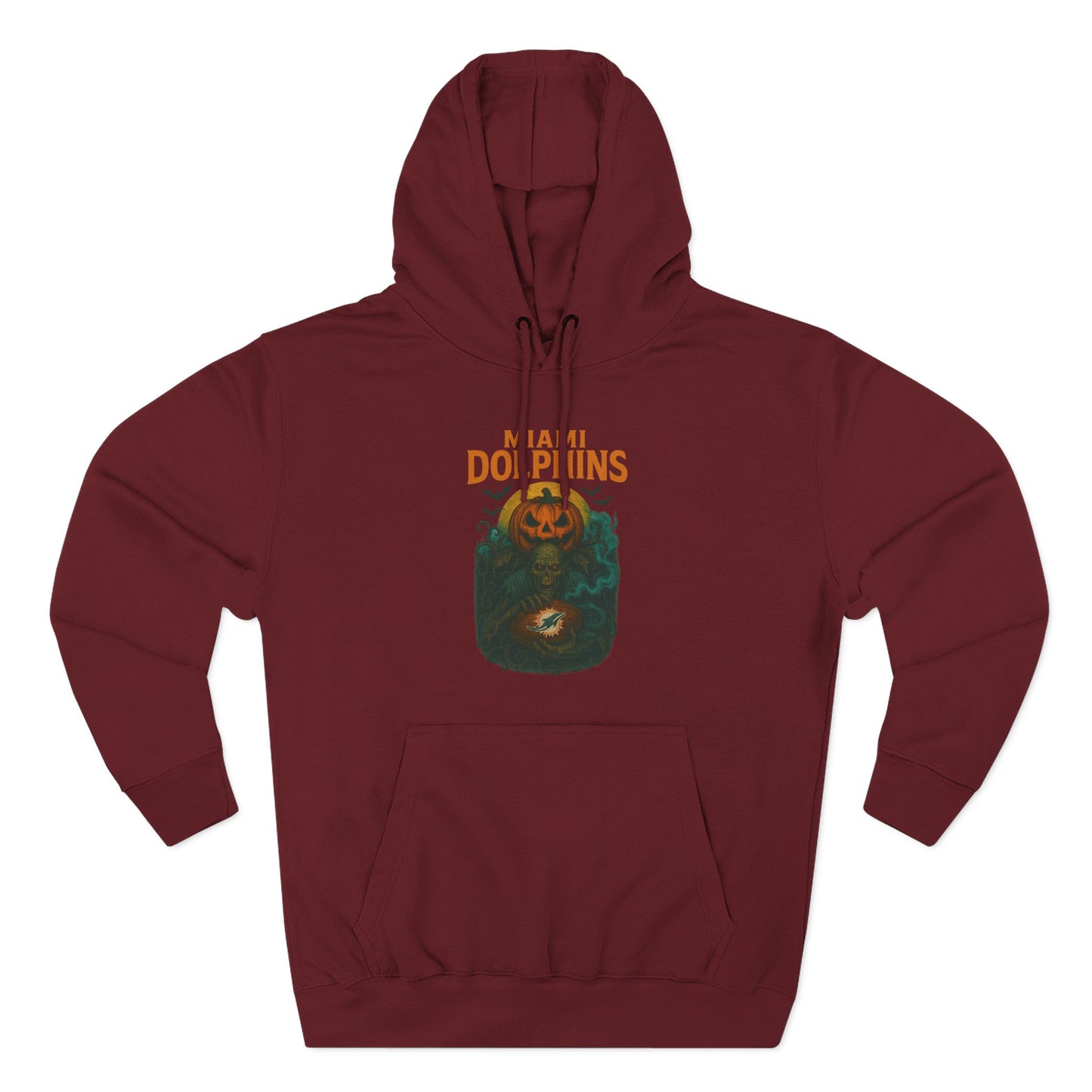 Halloween Cozy Dolphin Fleece Hoodie: Ocean Lovers, Casual Wear, Animal Lovers Gift, Beach Days, Relaxing at Home. Sea Life Graphic