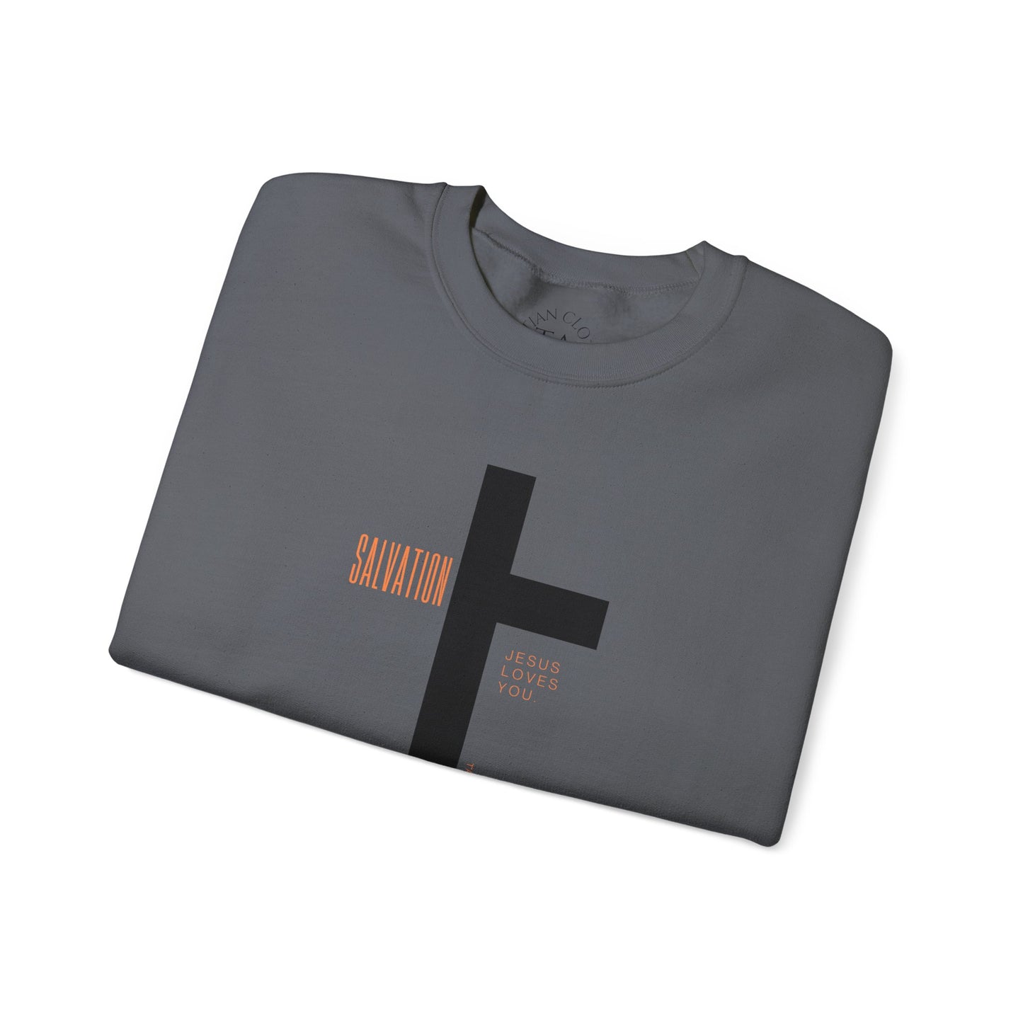 Faith Inspired Salvation Cross Sweatshirt