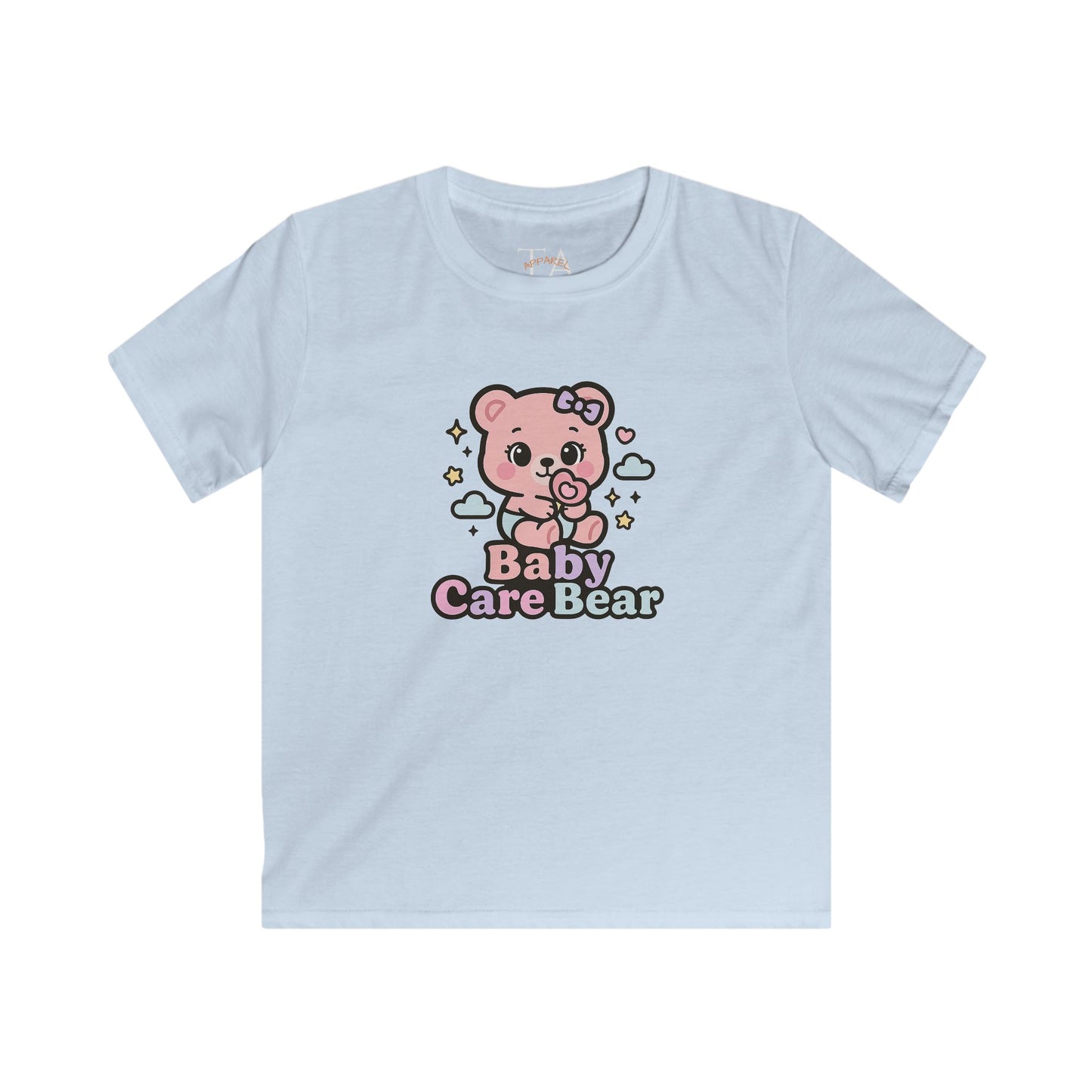 Cute Baby Bear Kids Tee, Fun T-Shirt for Birthdays, Playdates, Gift, Sweet Dreams, Cozy Comfort, Child Apparel