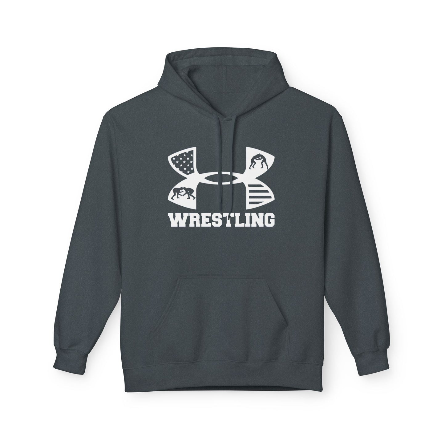 Fleece Hoodie - Cozy Wrestling Design for Everyday Comfort and Fall Fashion
