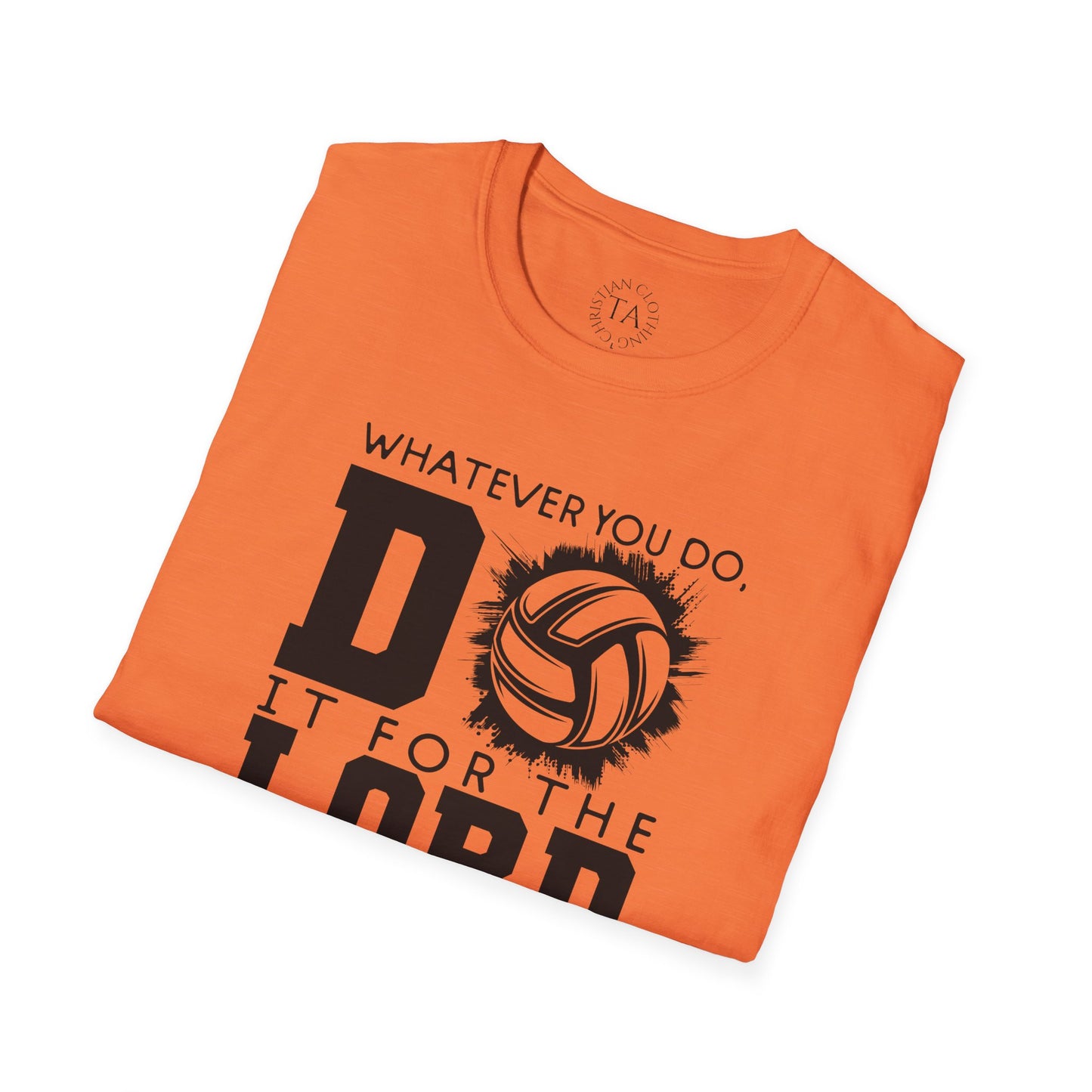 Volleyball Christian Unisex T-Shirt - Do it for the Lord