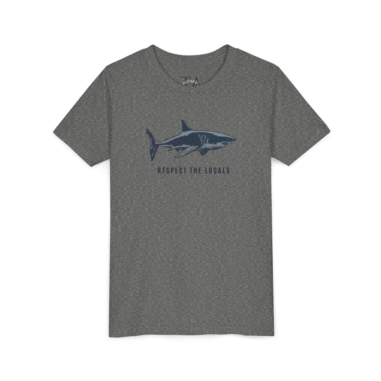 Kids Shark Youth Tee | Respect The Locals | Shark Lovers Shirt