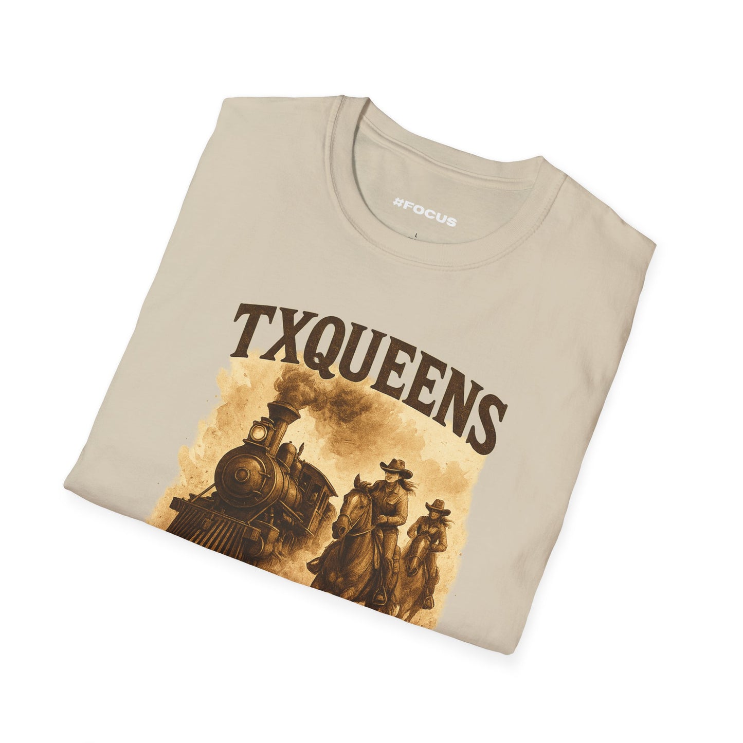 TXQUEENS Vintage Western Graphic Tee - Unisex T-Shirt