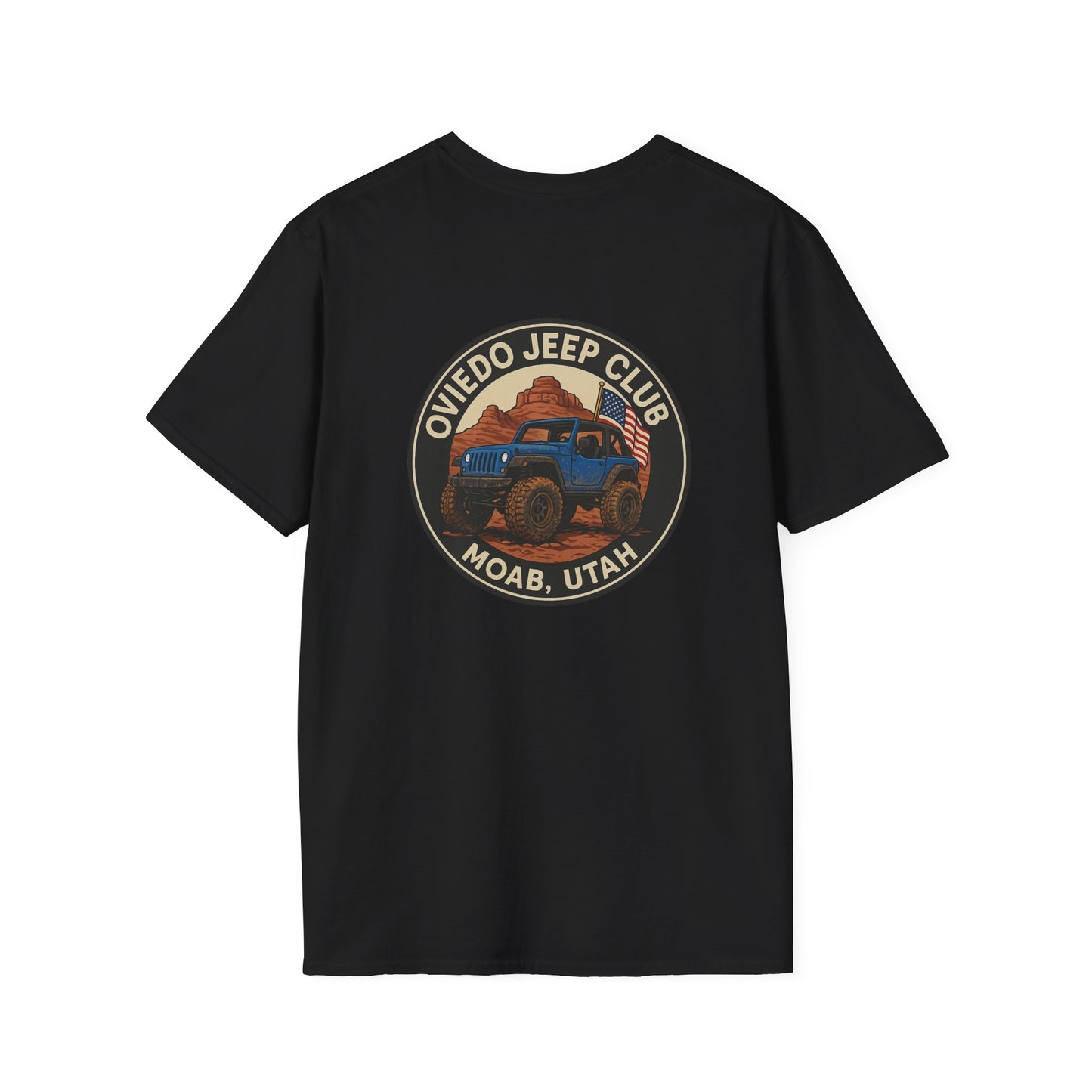 Oviedo Jeep Club Adventure Jeep Club Softstyle Unisex Tee