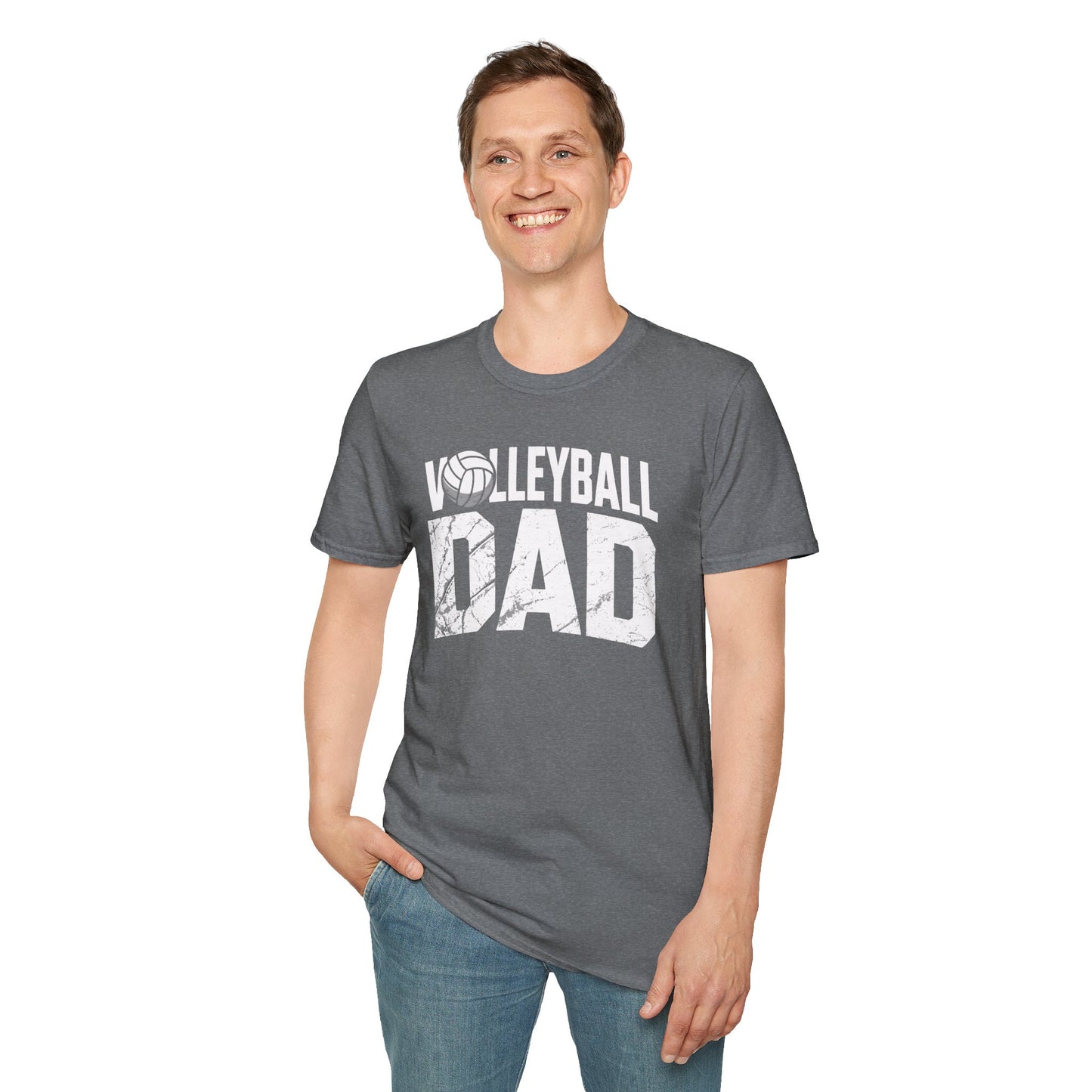 Volleyball Dad T-Shirt - Customizable