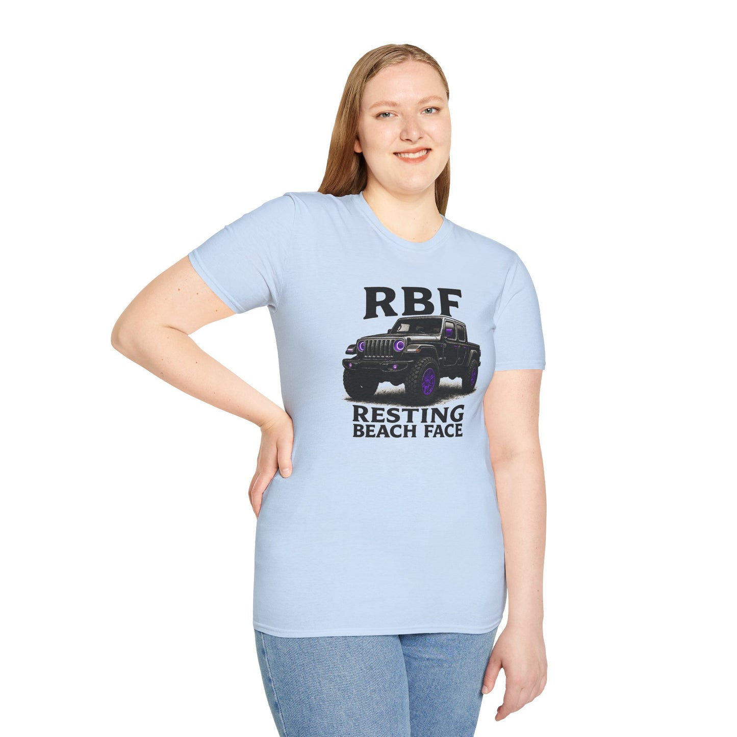 Resting Beach Face T-Shirt | Unisex Tee for Beach Lovers