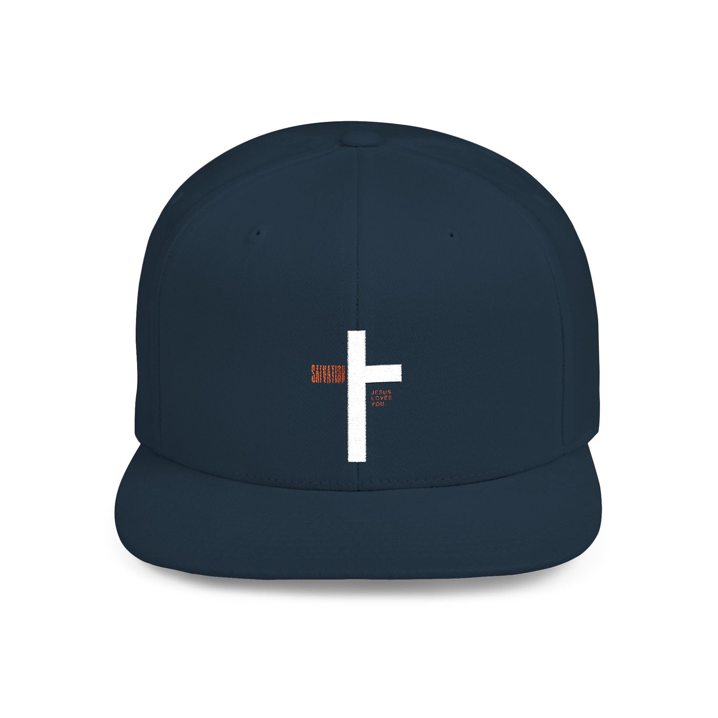 Snapback Hat with salvation cross