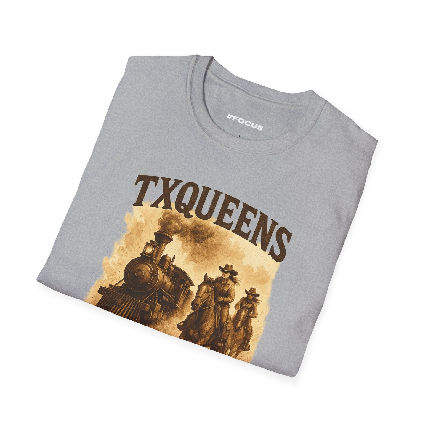 TXQUEENS Vintage Western Graphic Tee - Unisex T-Shirt