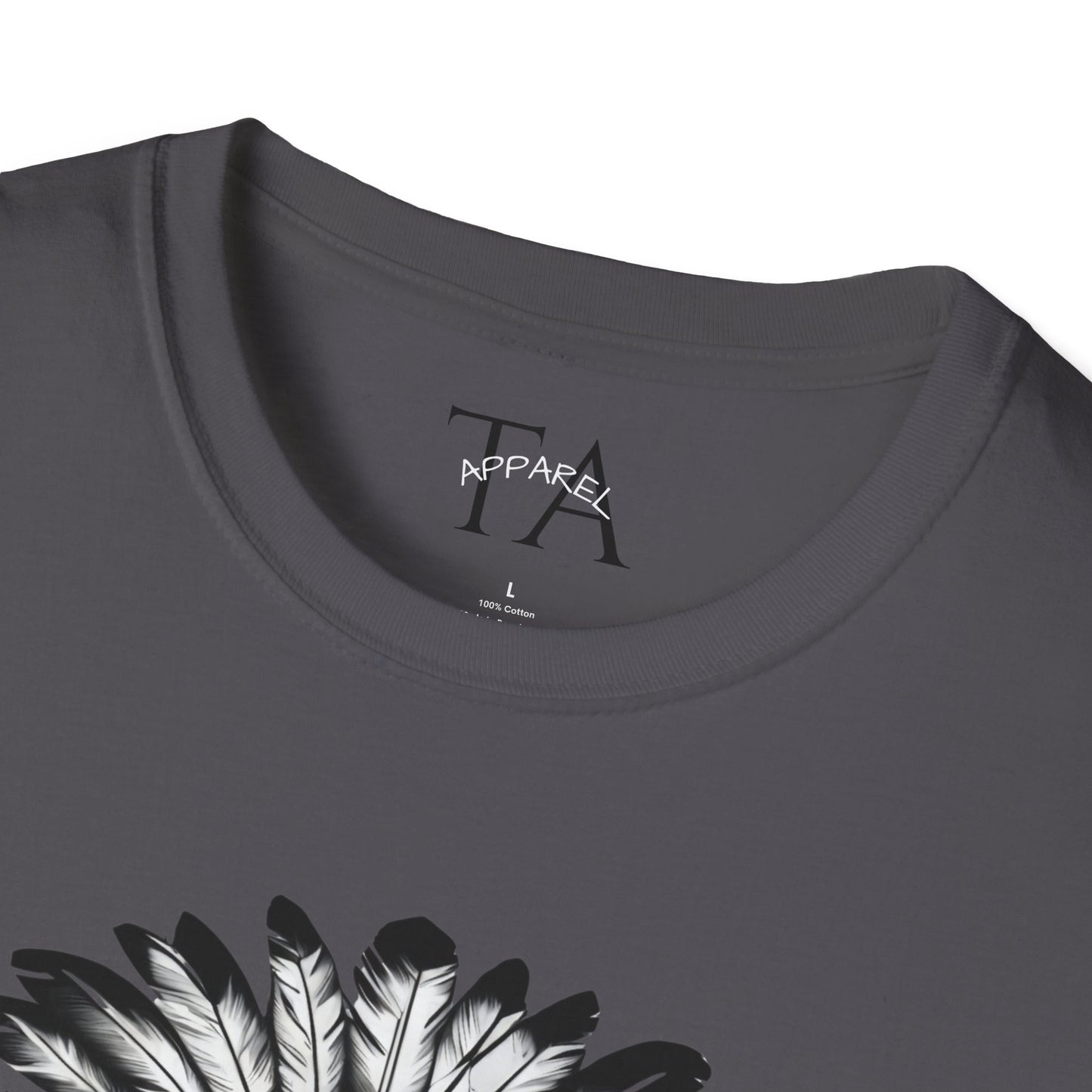 Native American Skull Graphic Unisex T-Shirt