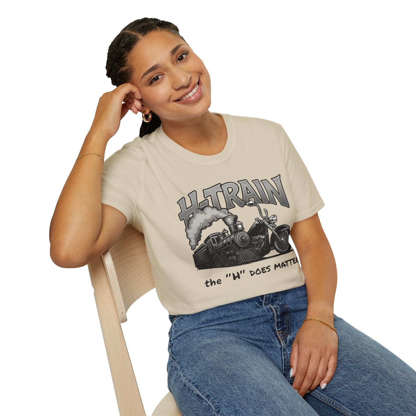 H-Train Vintage Unisex T-Shirt | Cool Gifts for Motorcycle Lovers