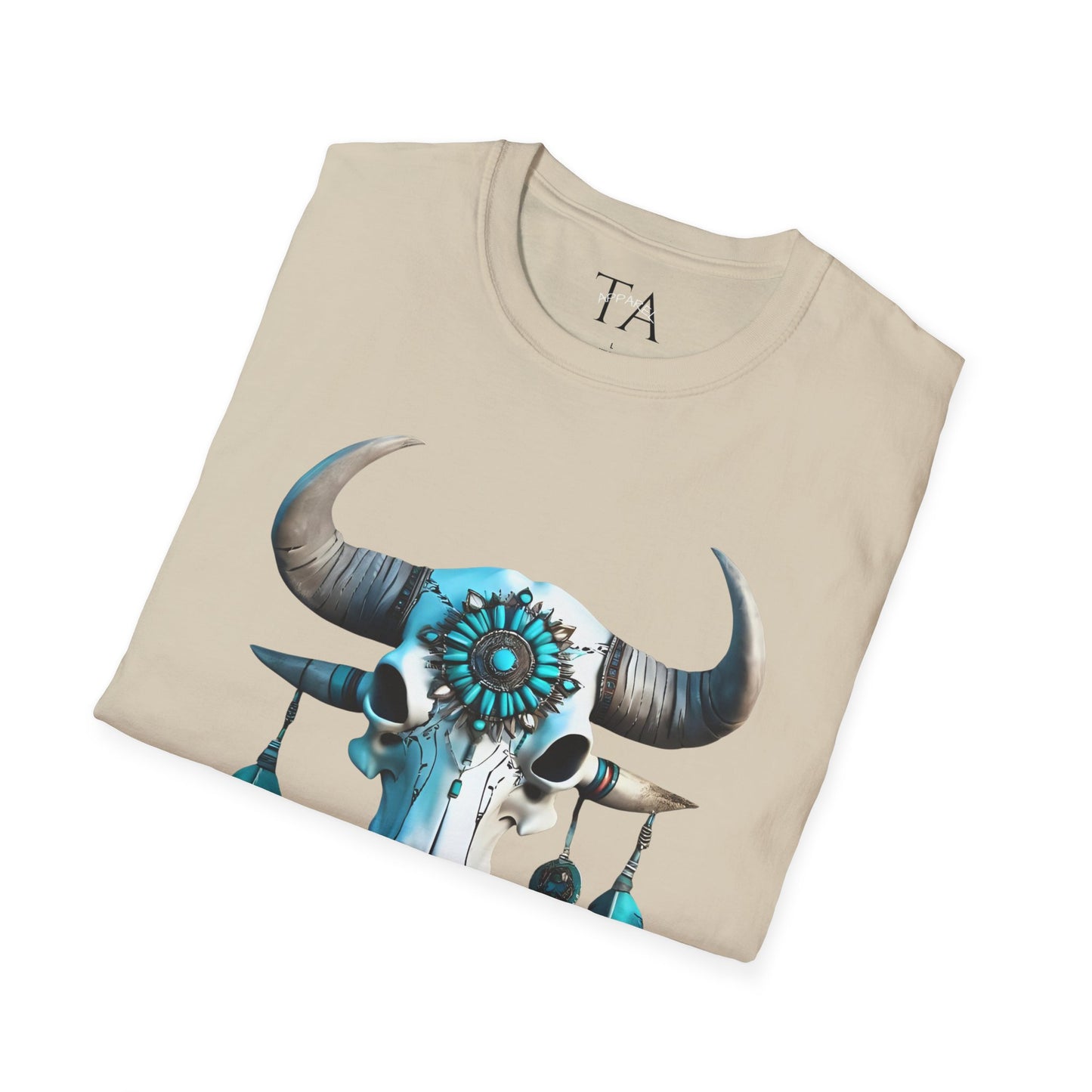 Native American Turquoise Buffalo Skull Tee - Unisex Jersey