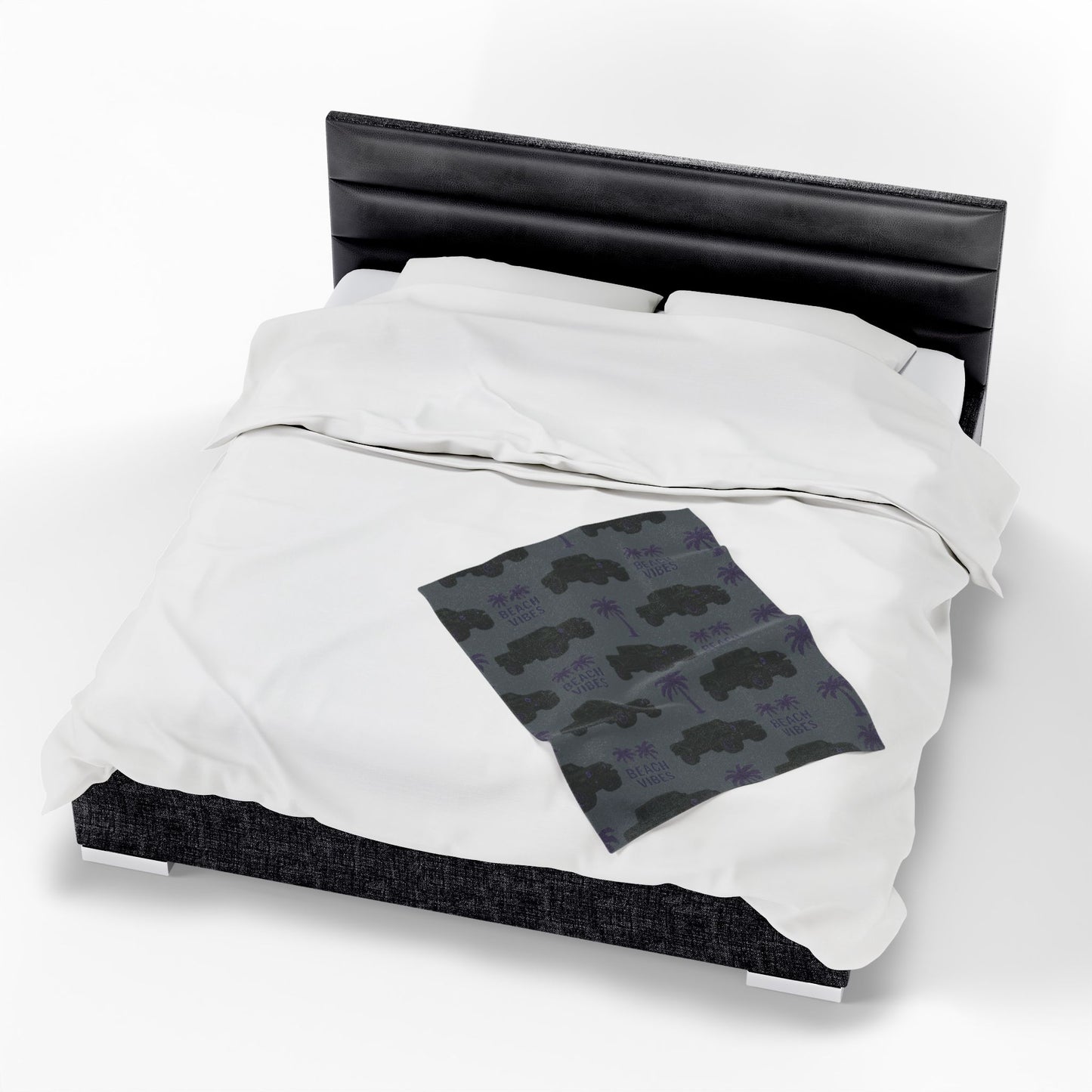 Beach Vibes Custom Jeep Gladiator Throw Blanket