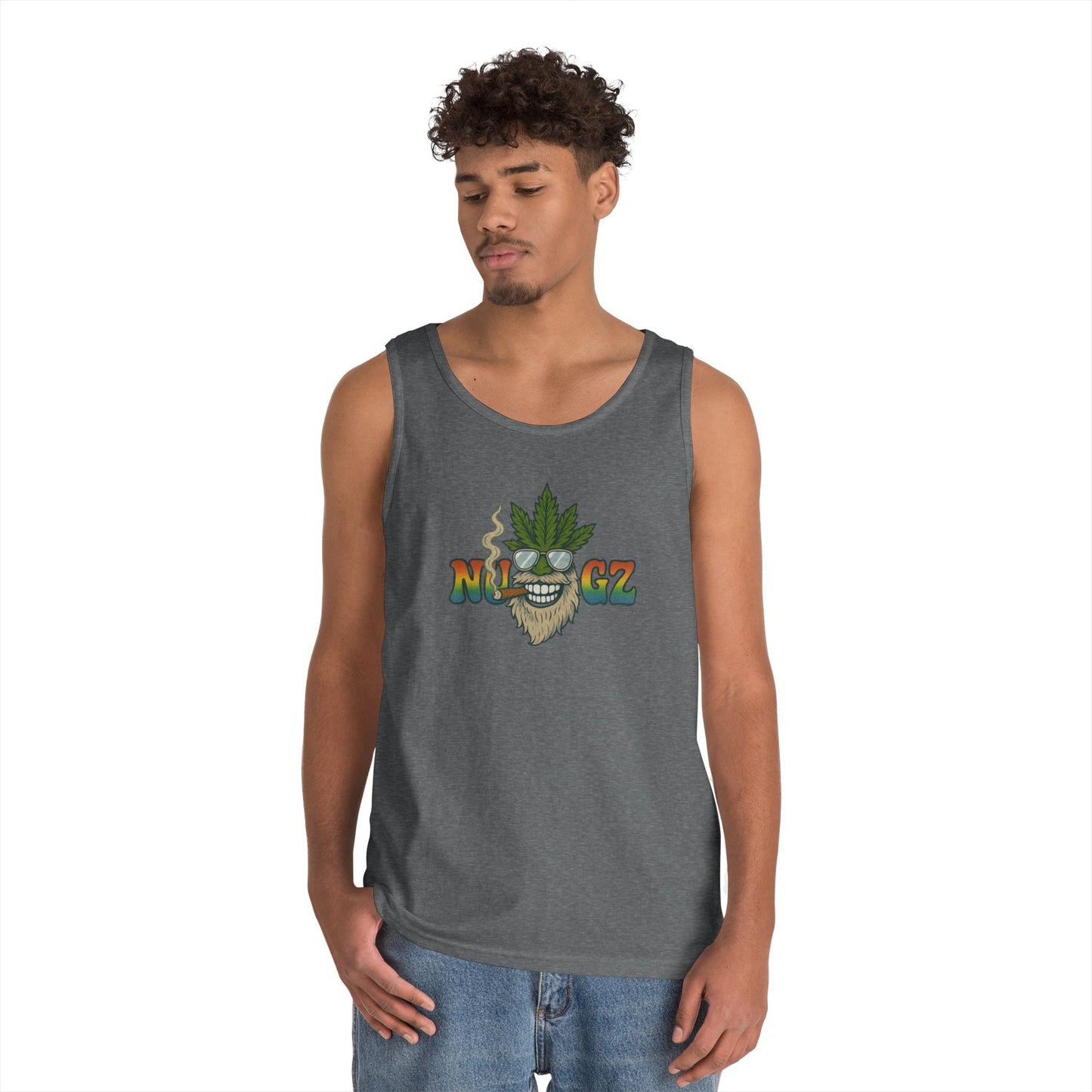 NUGZ Chill Vibes Tank Top | Retro Cannabis Design