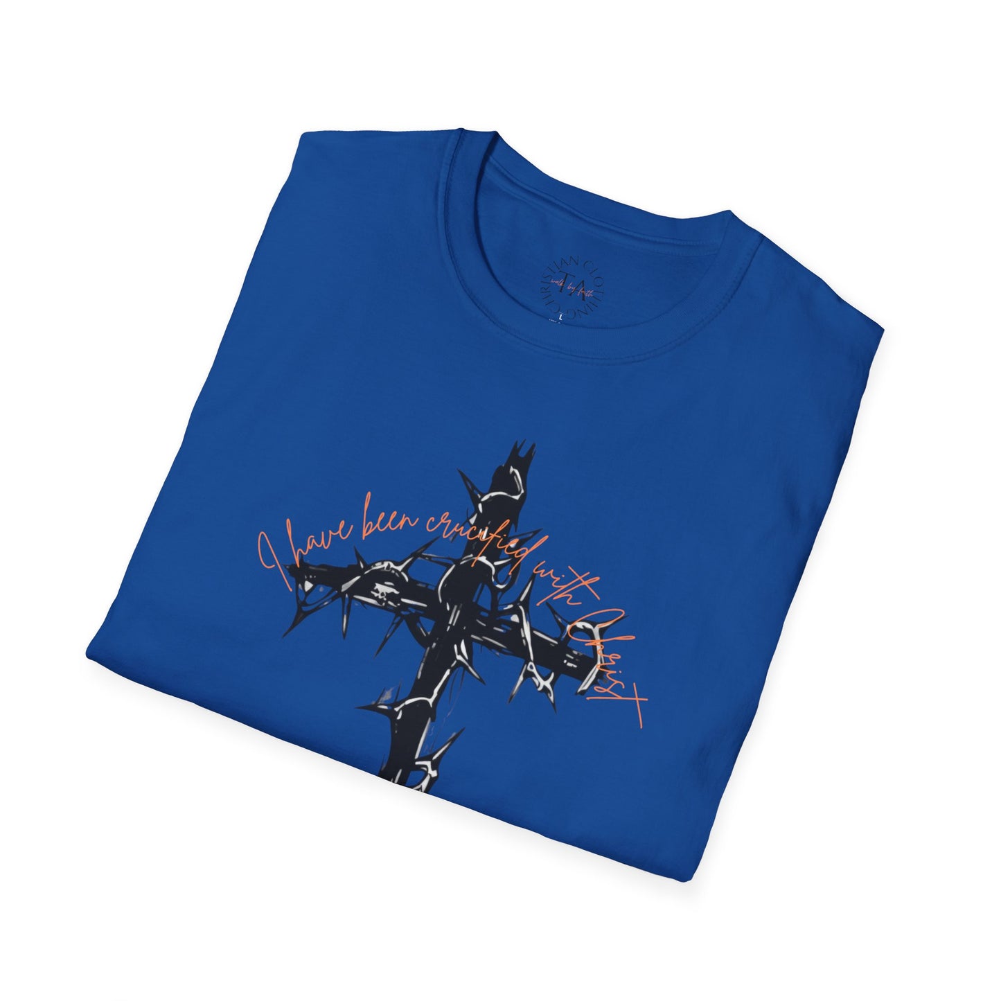 Faith Inspired Christian Cross Unisex T-Shirt - 'I Have Been Crucified with Christ' Design