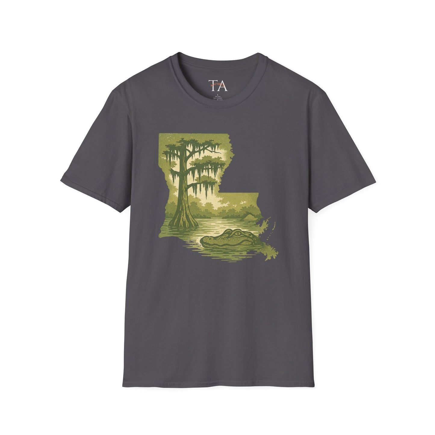 Louisiana Nature T-Shirt, Gift for Nature Lovers, Unisex Tee, Travel Souvenir, Outdoor Enthusiast Apparel, Urban Jungle Style