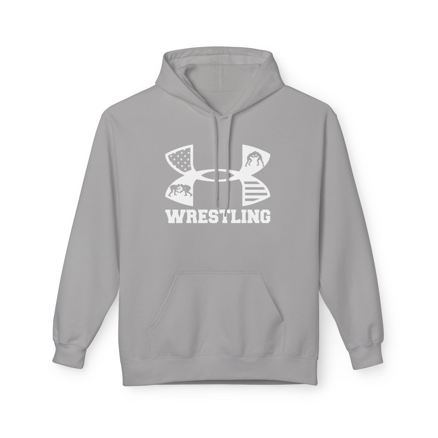 Fleece Hoodie - Cozy Wrestling Design for Everyday Comfort and Fall Fashion