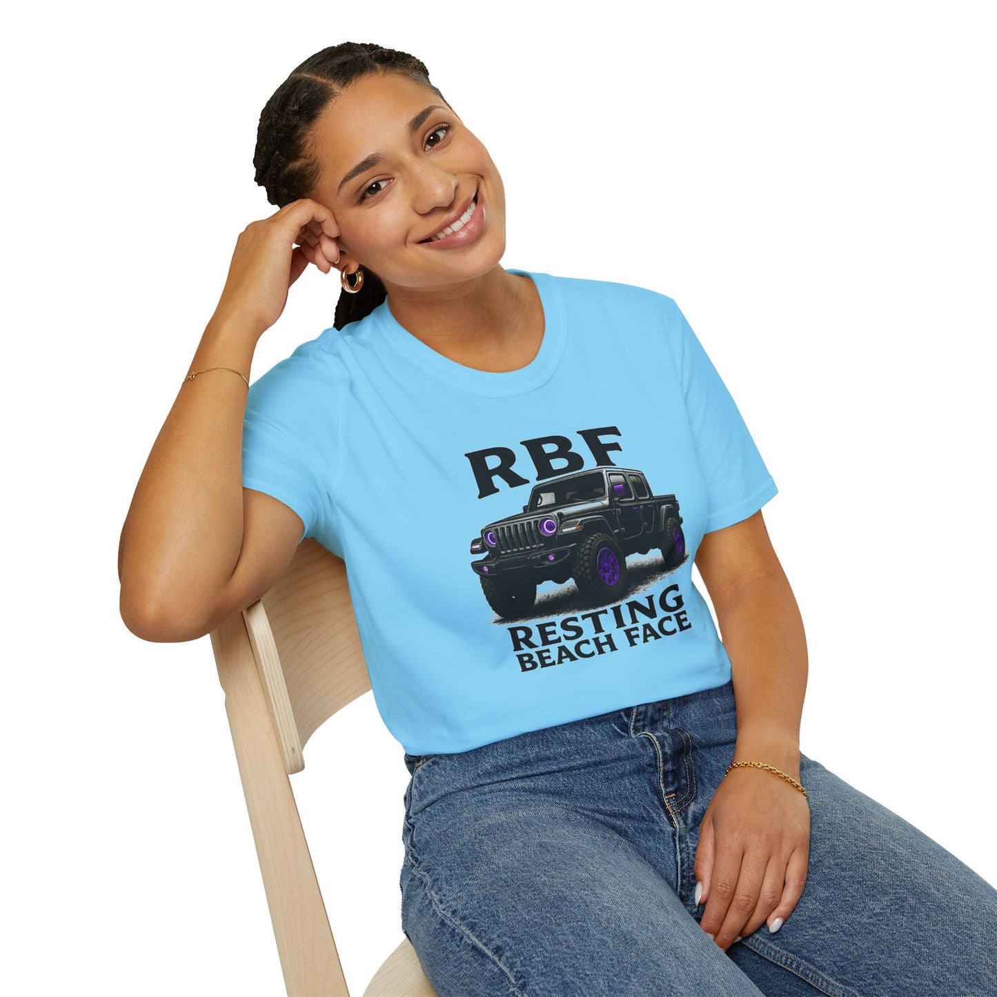 Resting Beach Face T-Shirt | Unisex Tee for Beach Lovers