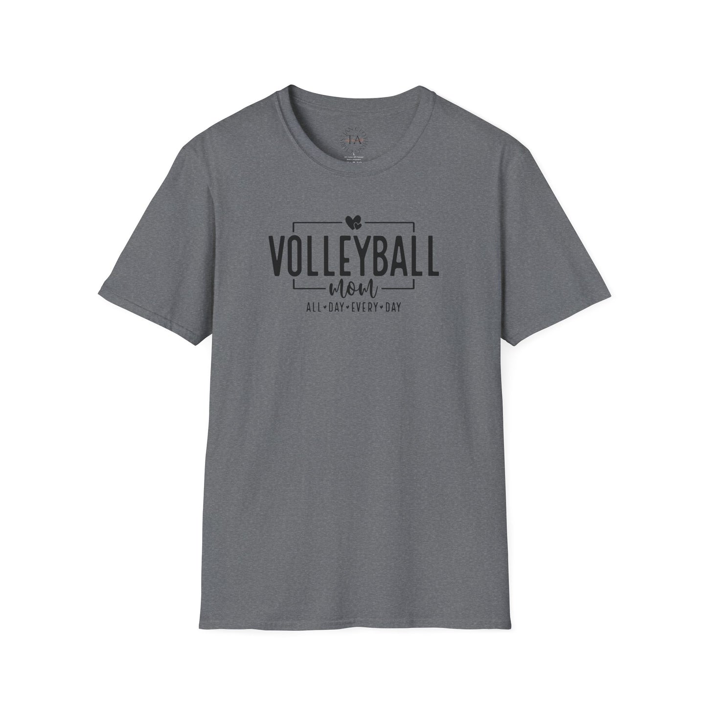 Volleyball Tee - All Day Every Day, Sports Shirt, Casual Wear, Gift for Athletes, Summer Outfit