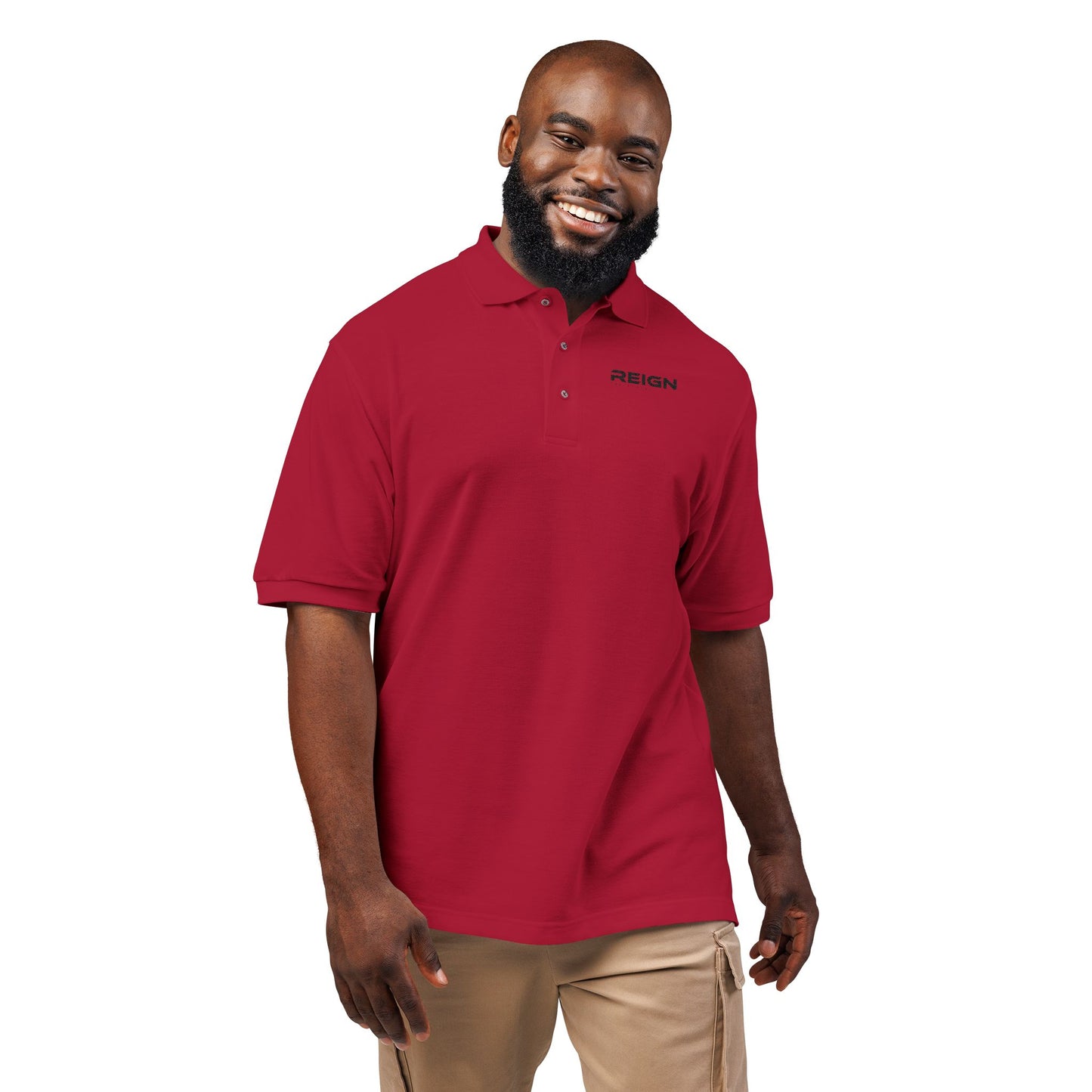 Reign Volleyball Embroidered Polo Shirt