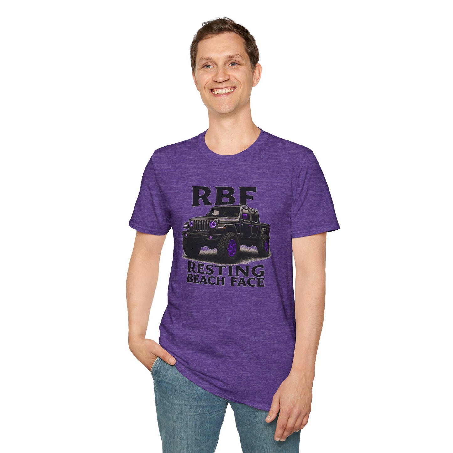 Resting Beach Face T-Shirt | Unisex Tee for Beach Lovers