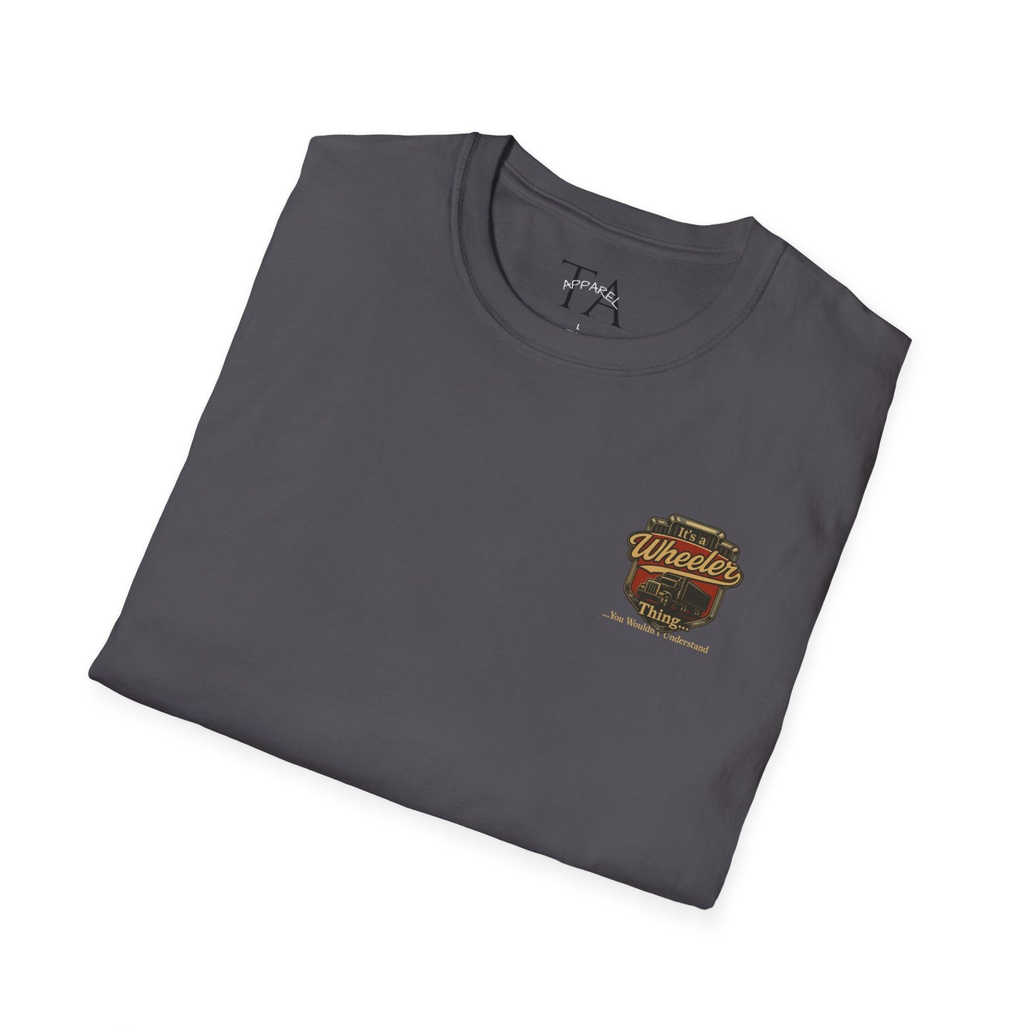 "It's a Wheeler Thing" Unisex Softstyle T-Shirt, Ideal for Truck Lovers, Gifts for Drivers, Casual Wear, Perfect for Birthdays, Father's Day