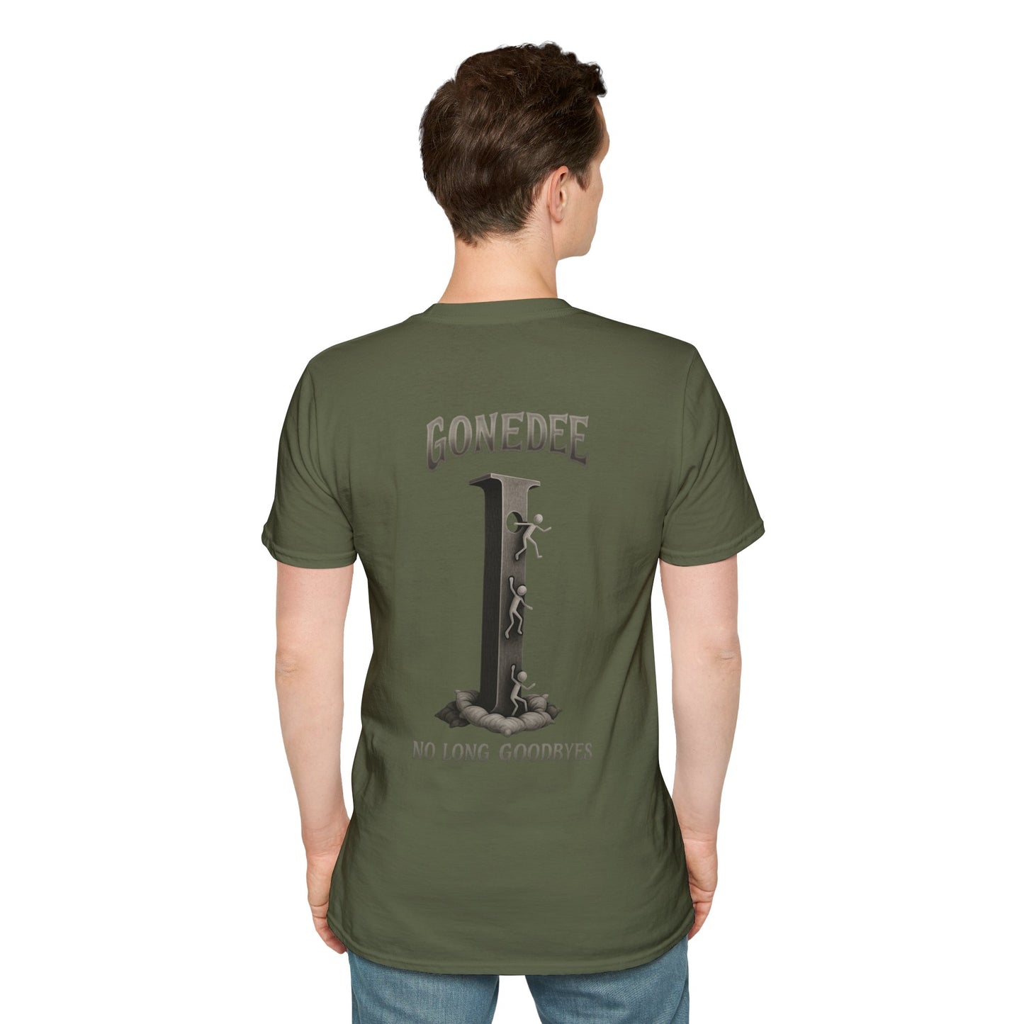 Gonedee, No Long Goodbyes - Graphic Unisex Tee - Casual Comfort Shirt for Friends