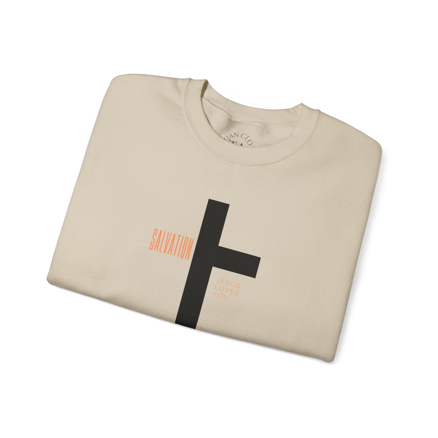 Faith Inspired Salvation Cross Sweatshirt