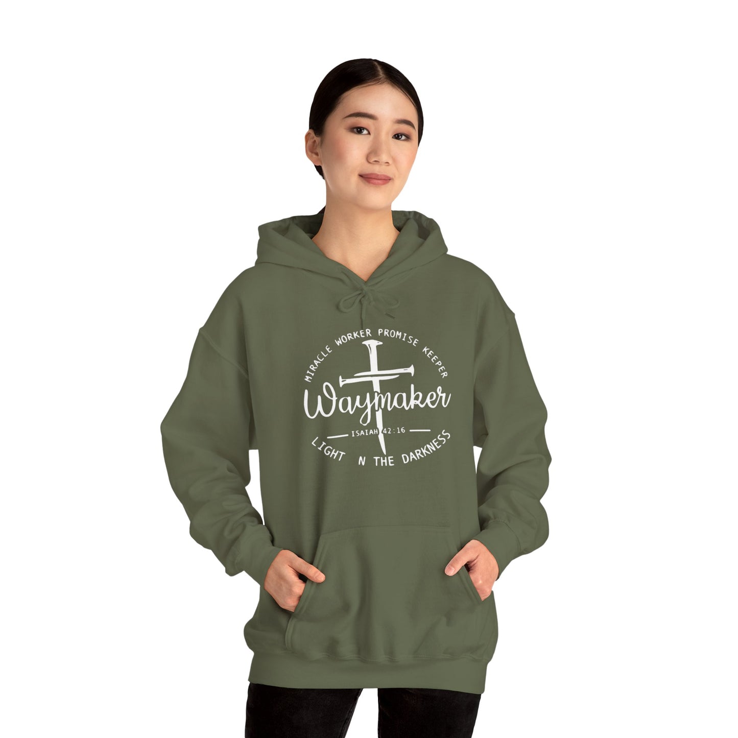 Faith Inspired Waymaker Hoodie - Cozy Sweatshirt for Faith Lovers and Celebrations