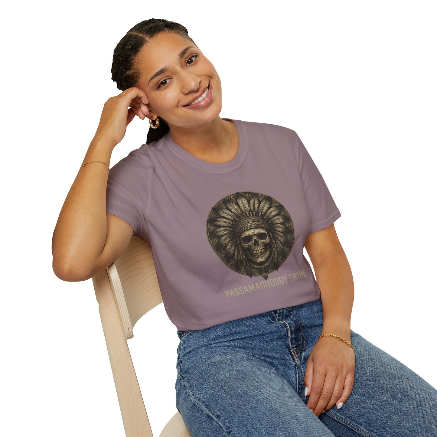 Tribal Graphic T-Shirt - Passamaquoddy Tribe Design6, Gift for Adventurers