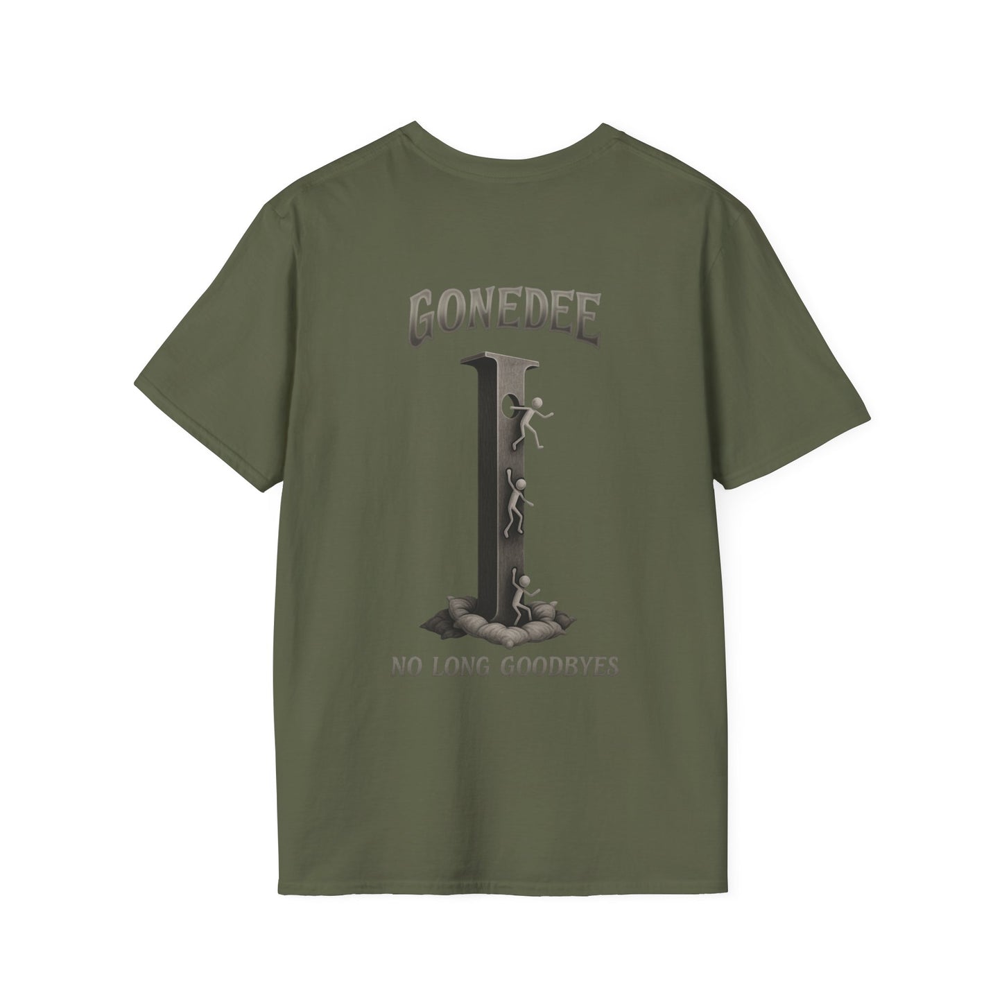 Gonedee, No Long Goodbyes - Graphic Unisex Tee - Casual Comfort Shirt for Friends