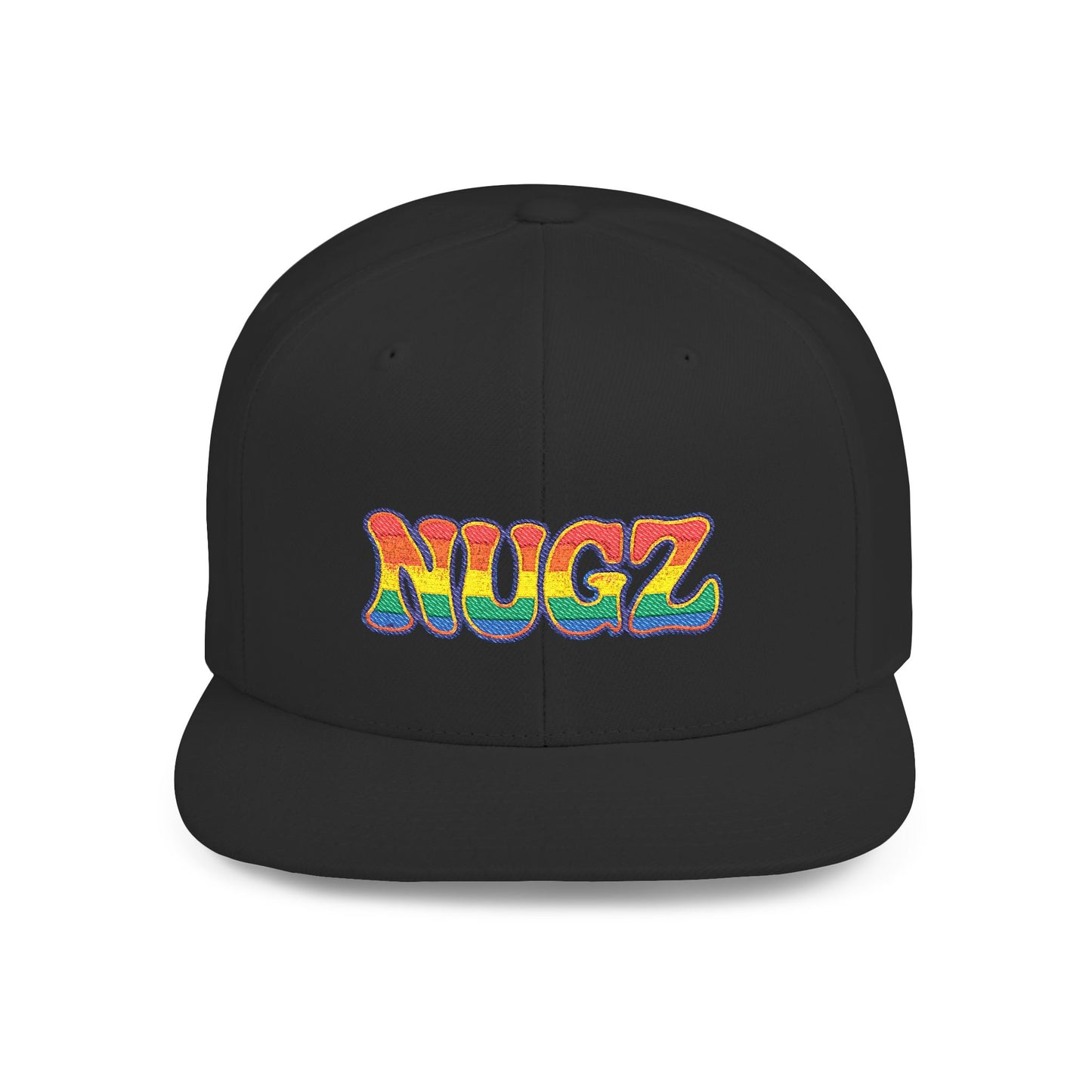 NUGZ Flat Bill Snapback | Trendy Festival Cap