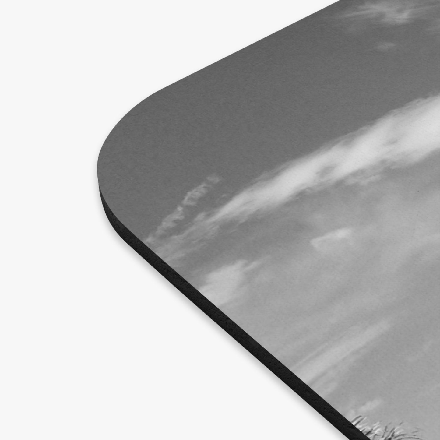 Rectangle Beach Day Mouse Pad, Coastal Rectangle Desk Accessory, Relaxation at Seaside Work Space, Sand and Sun Office Decor, Ocean Vibes Computer