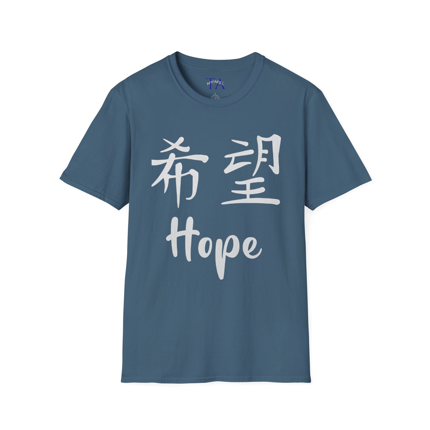 "Hope" Unisex Softstyle T-Shirt - Inspirational Apparel, Motivation Top, Casual Wear, Gift for Him/Her, Uplifting Message Tee