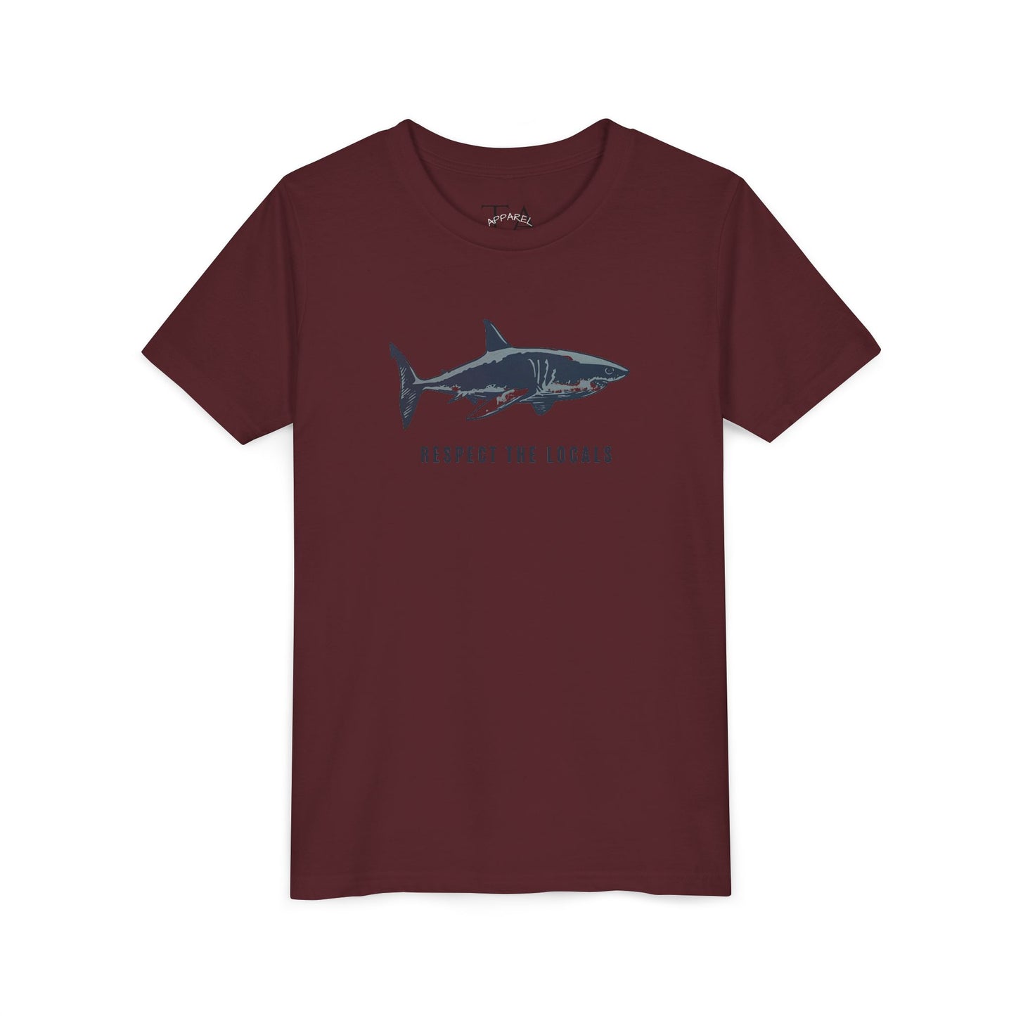 Kids Shark Youth Tee | Respect The Locals | Shark Lovers Shirt